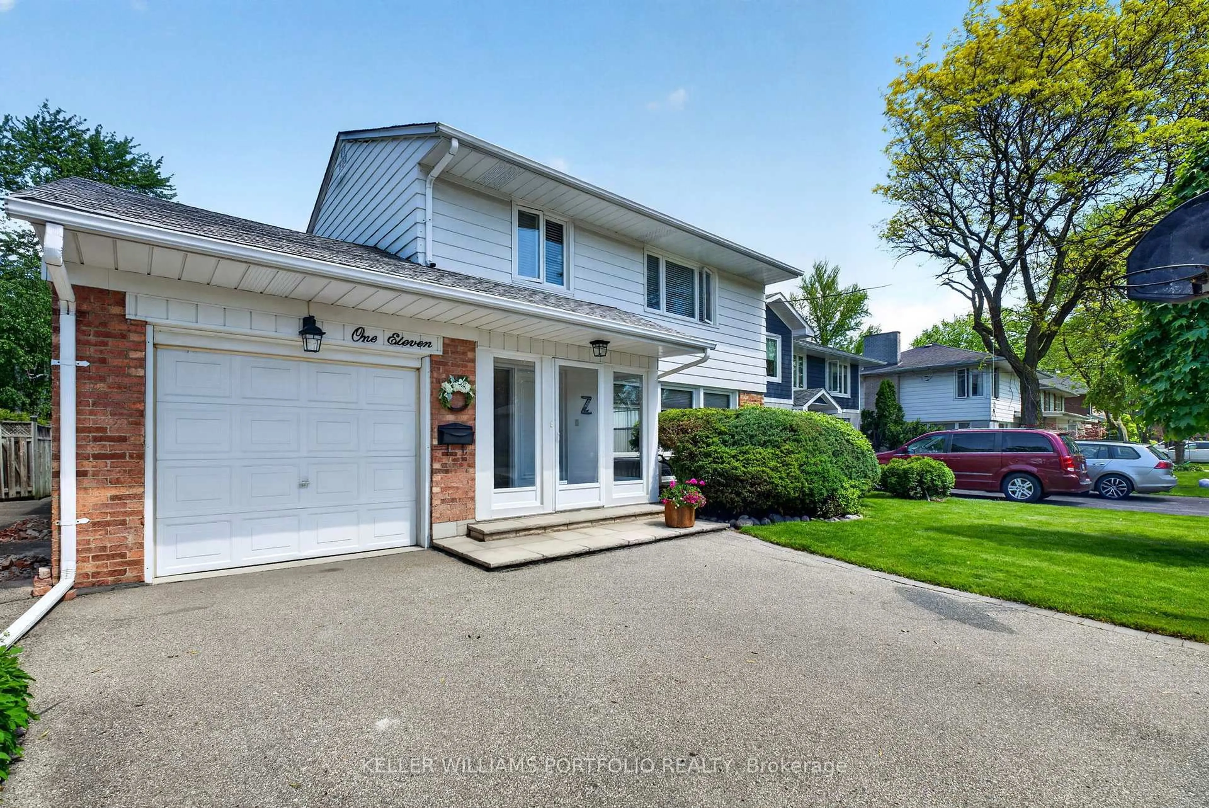 Home with vinyl exterior material, street for 111 Prennan Ave, Toronto Ontario M9B 4C5
