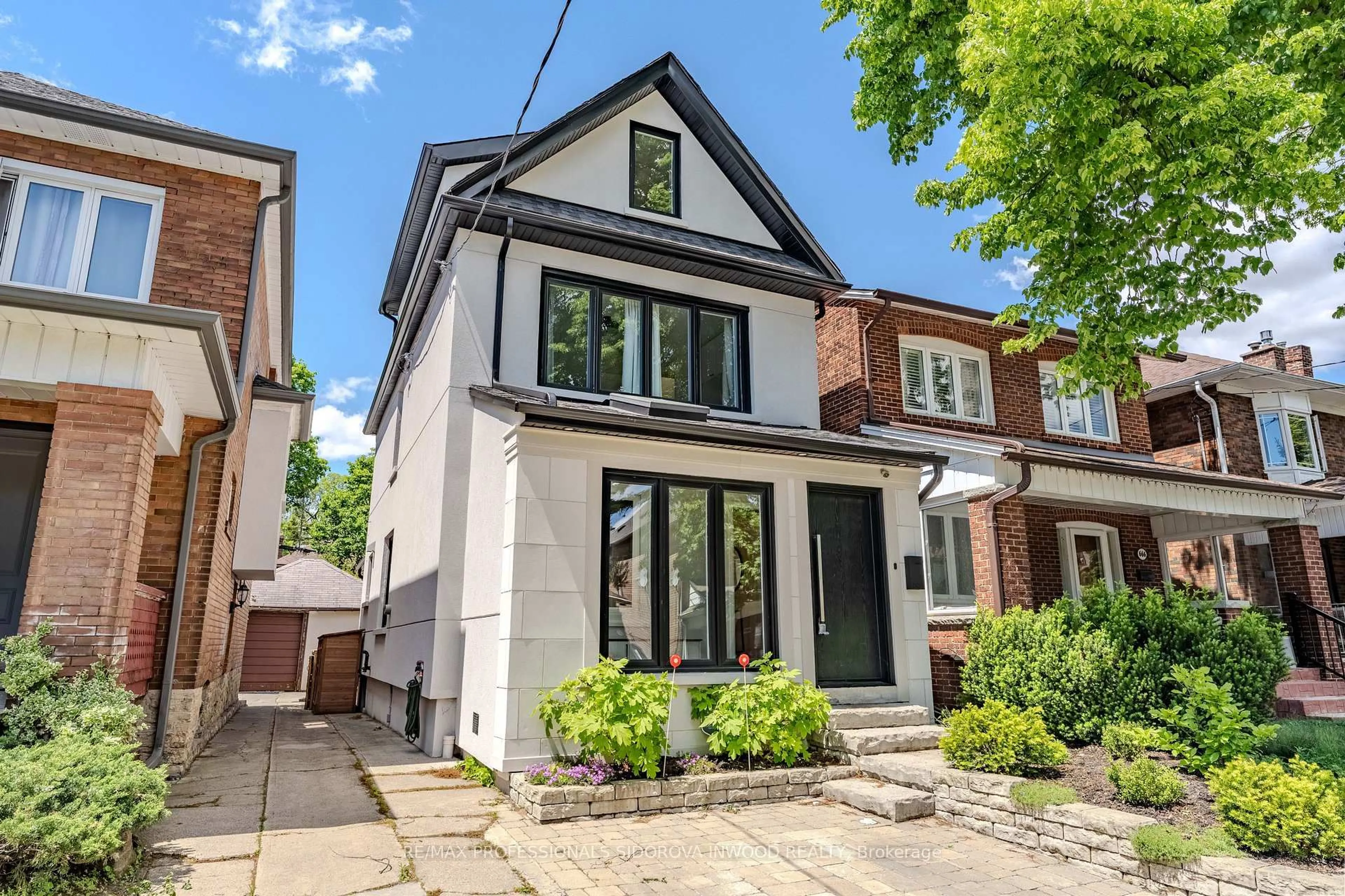 Home with brick exterior material, street for 664 Windermere Ave, Toronto Ontario M6S 3M1