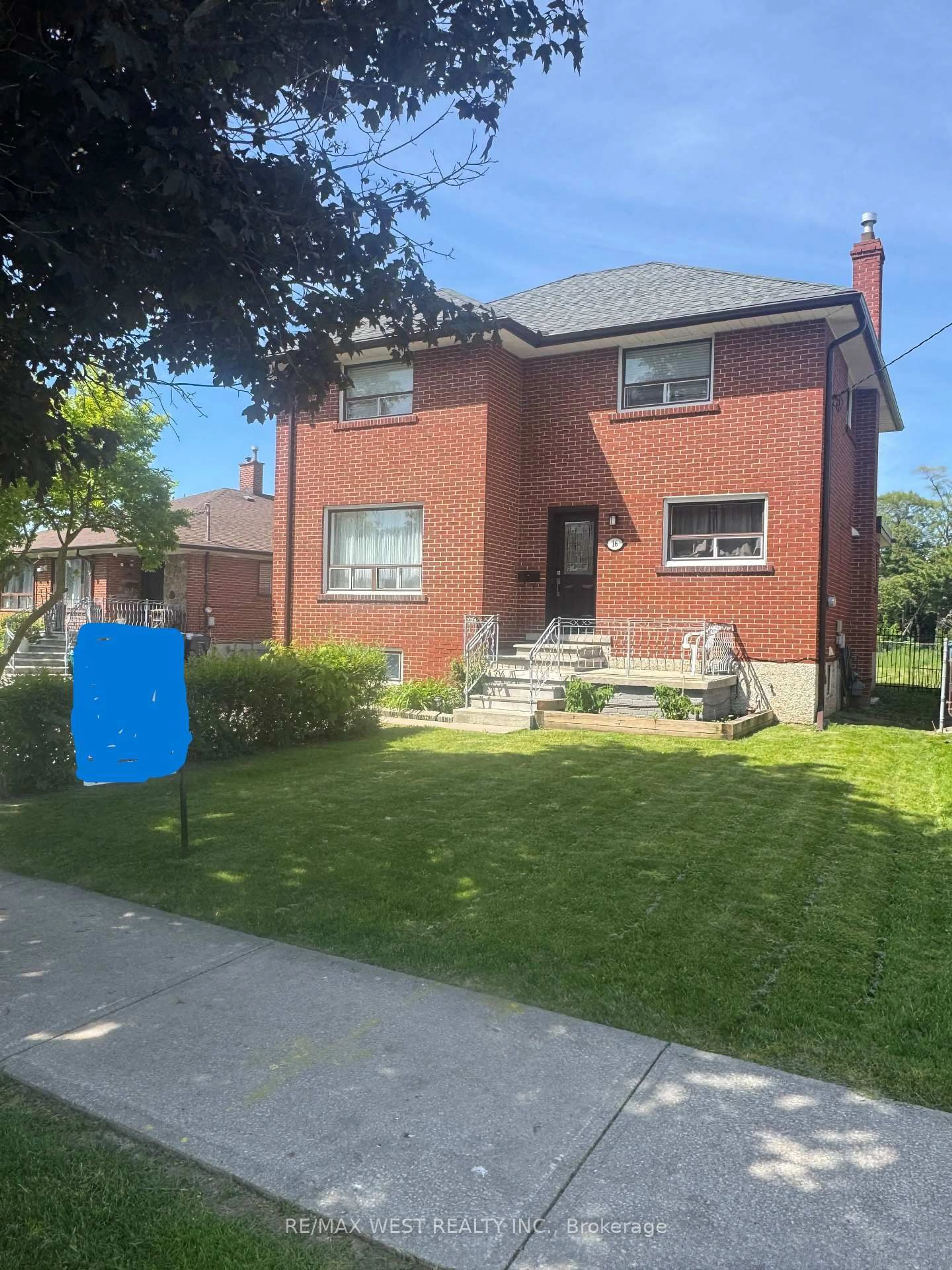 Home with brick exterior material, street for 16 Upwood Ave, Toronto Ontario M6L 3A5