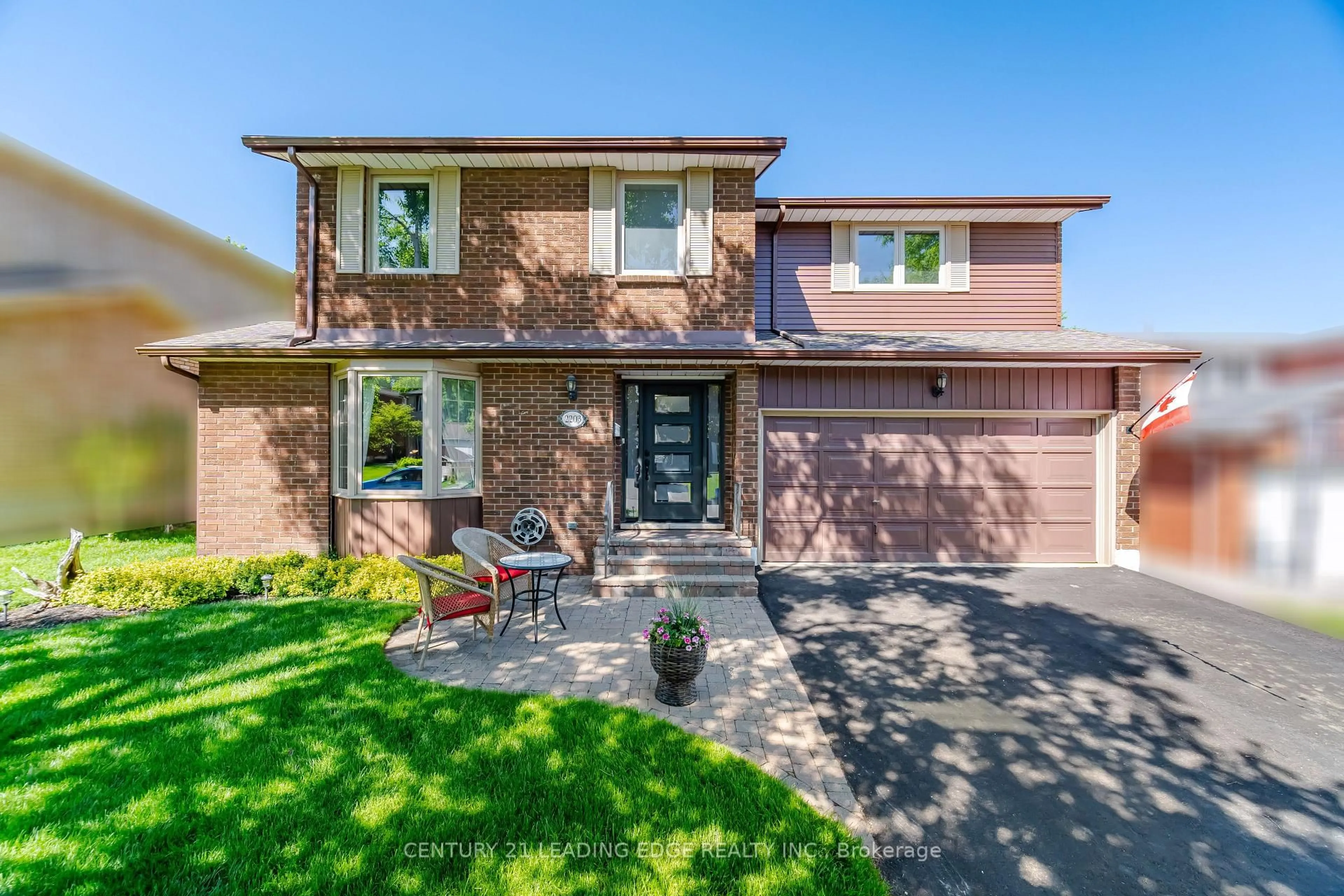 Home with brick exterior material, street for 2203 Previn Crt, Burlington Ontario L7P 4J3