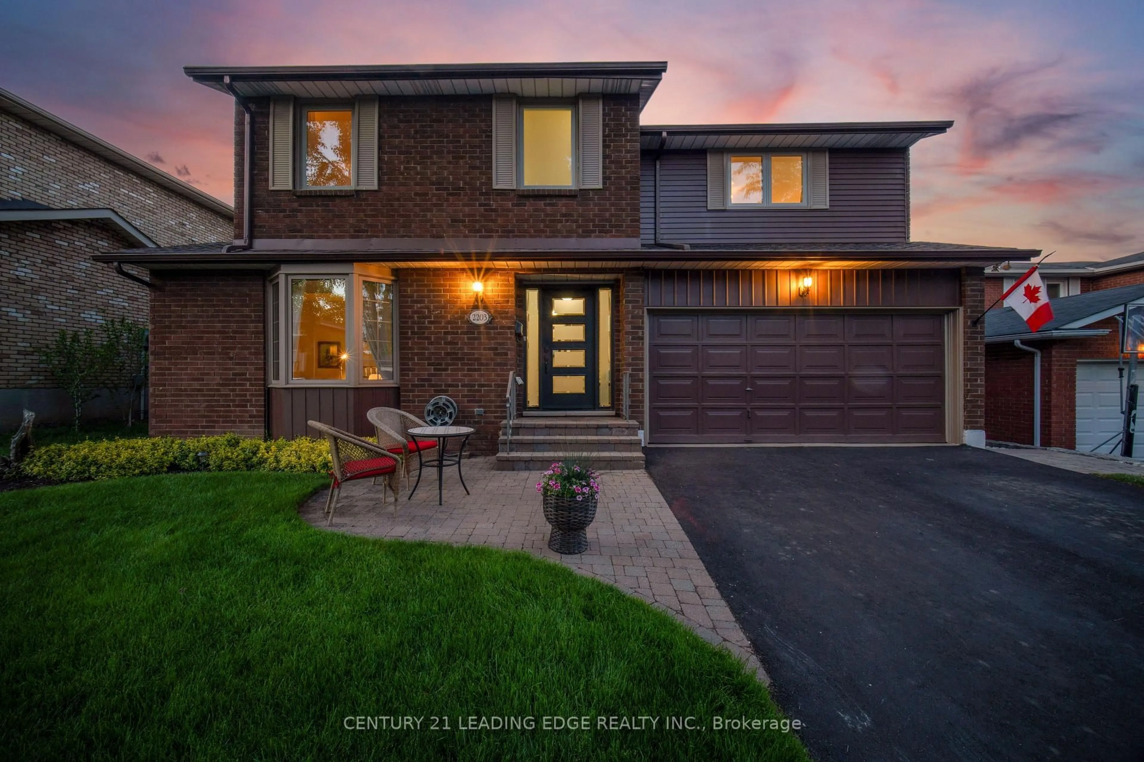 Home with brick exterior material, street for 2203 Previn Crt, Burlington Ontario L7P 4J3