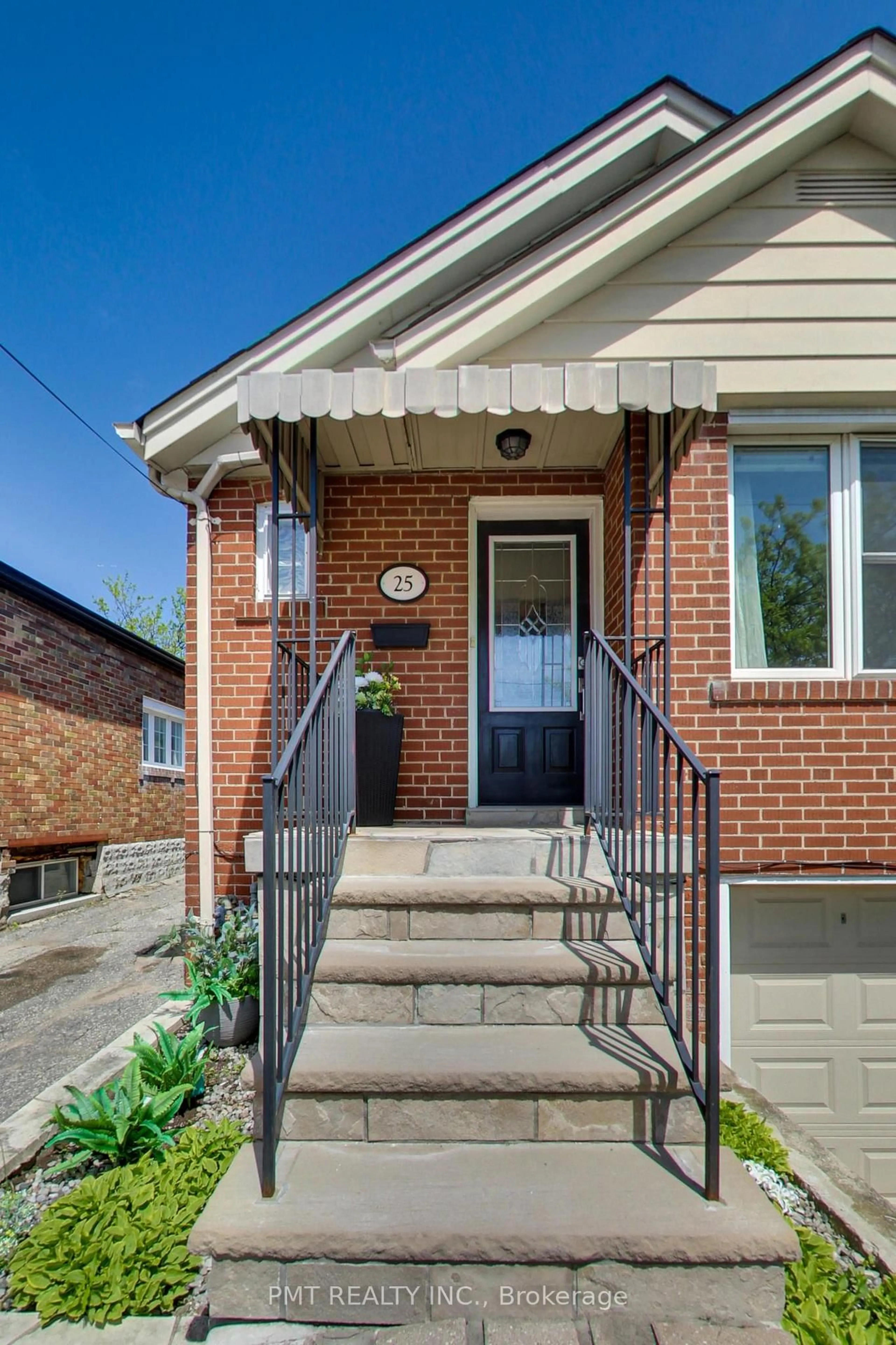 Home with brick exterior material, street for 25 Ronald Ave, Toronto Ontario M6E 4M5