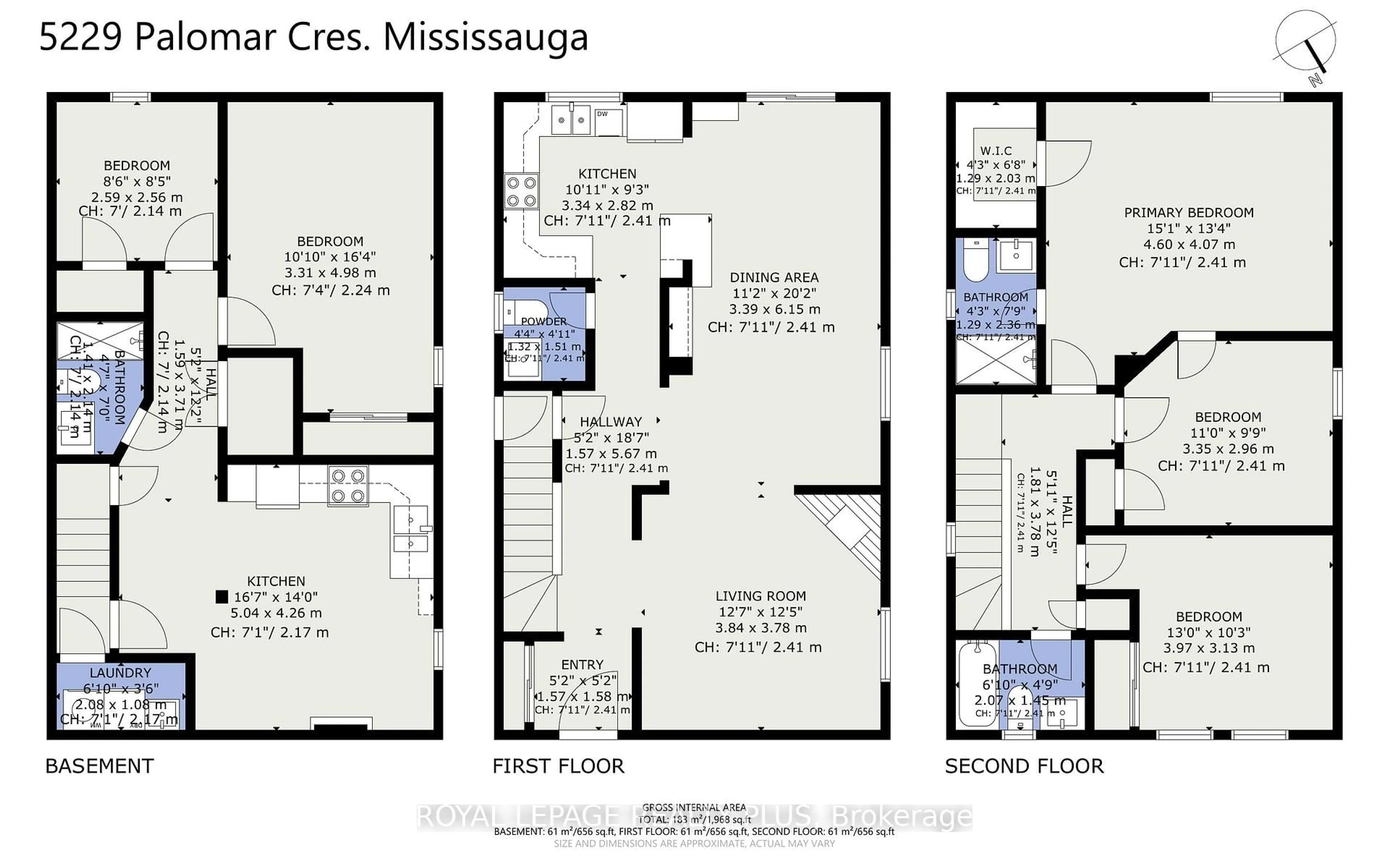 Floor plan for 5229 Palomar Cres, Mississauga Ontario L5R 2W8