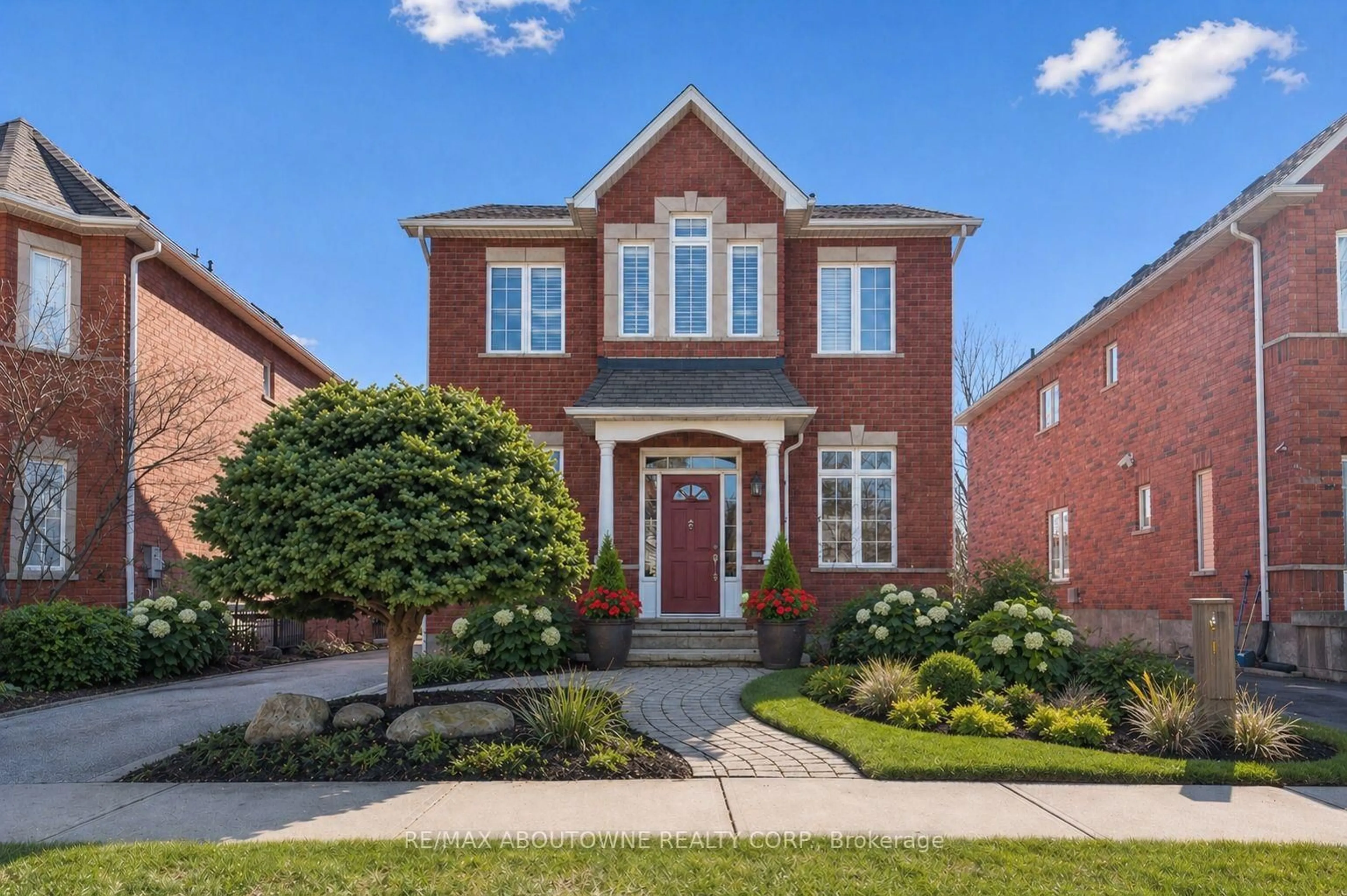 Home with brick exterior material, street for 2484 Capilano Cres, Oakville Ontario L6H 6L4
