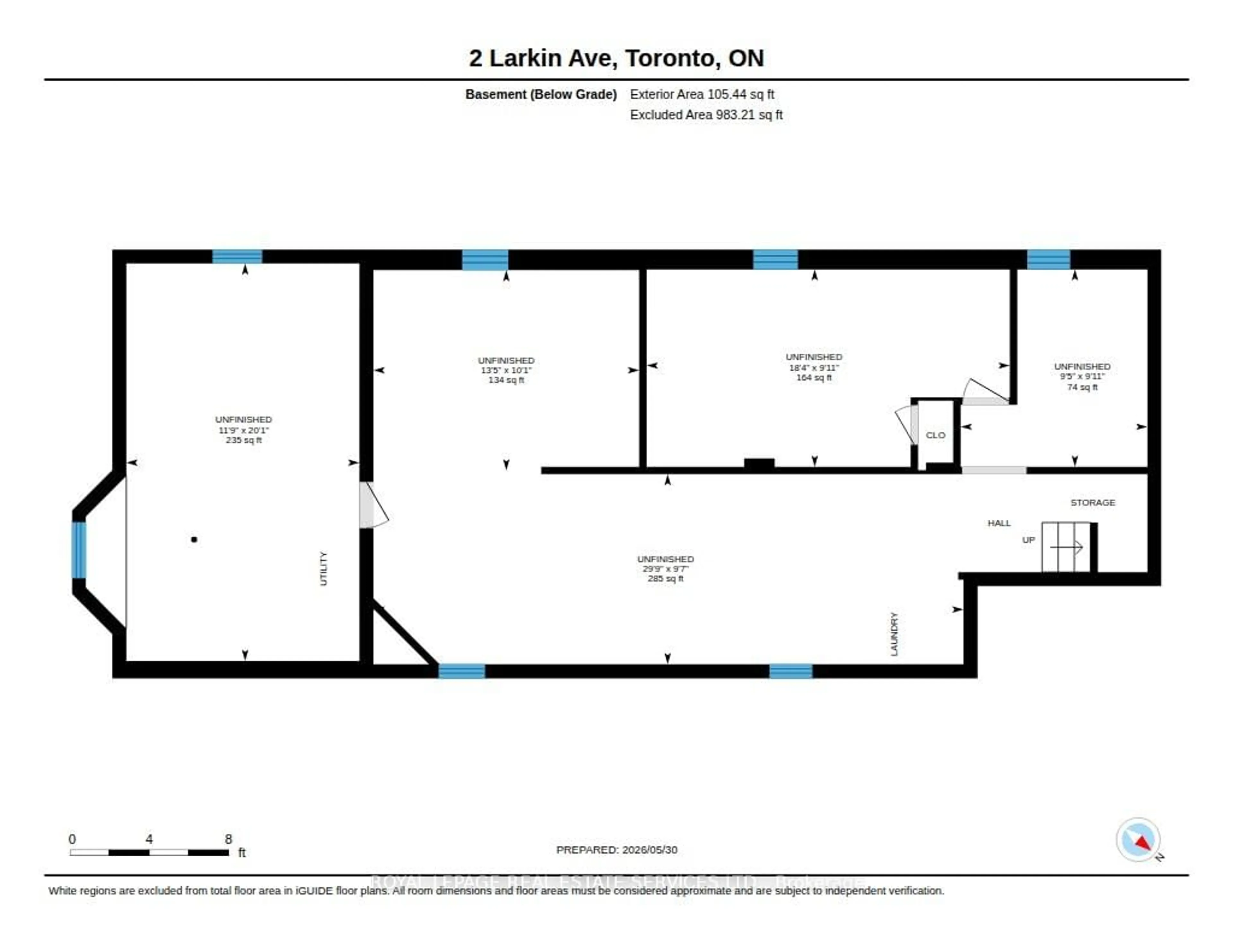 Floor plan for 2 Larkin Ave, Toronto Ontario M6S 1L8