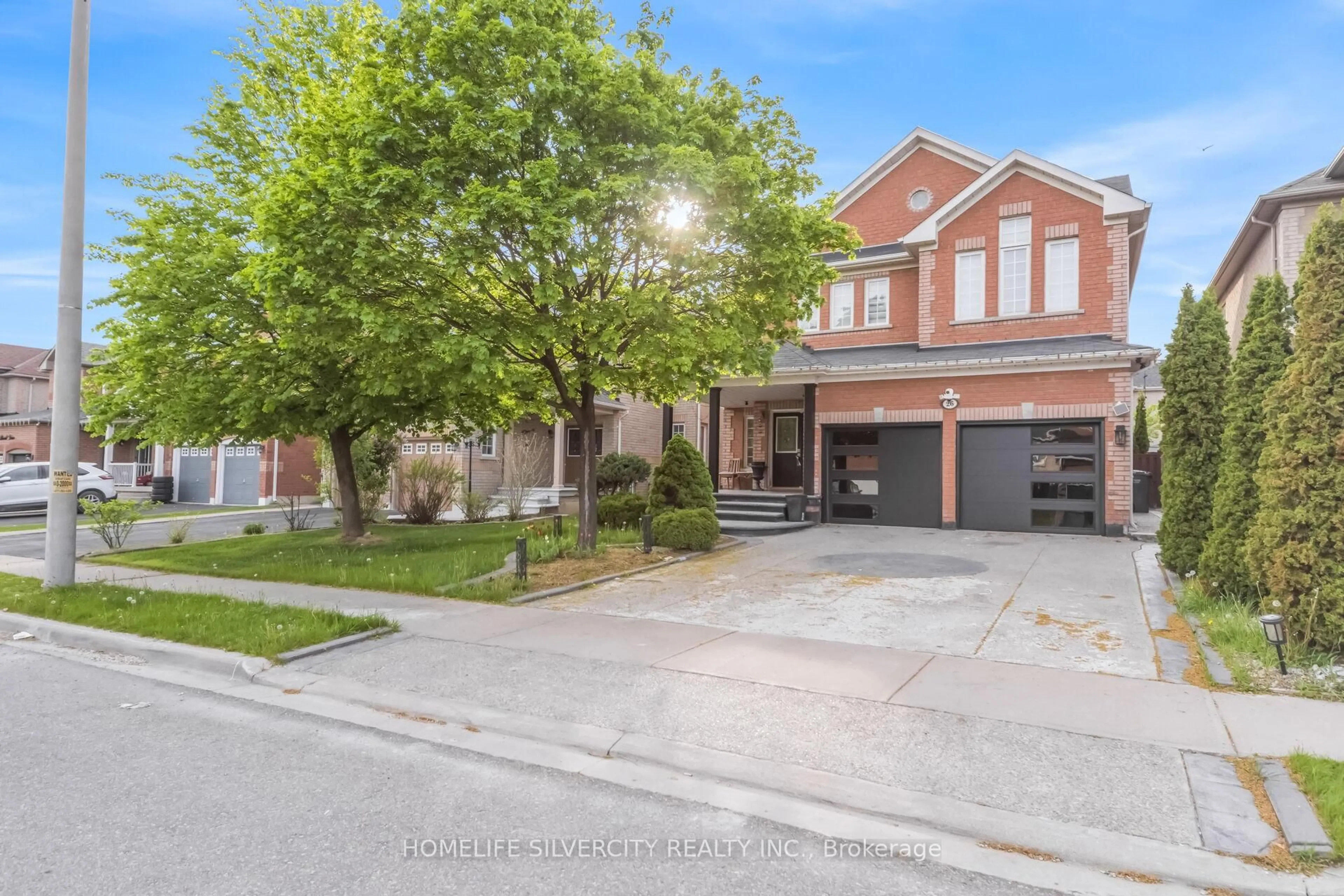 Home with brick exterior material, street for 26 Bisesell Dr, Brampton Ontario L7A 3K1