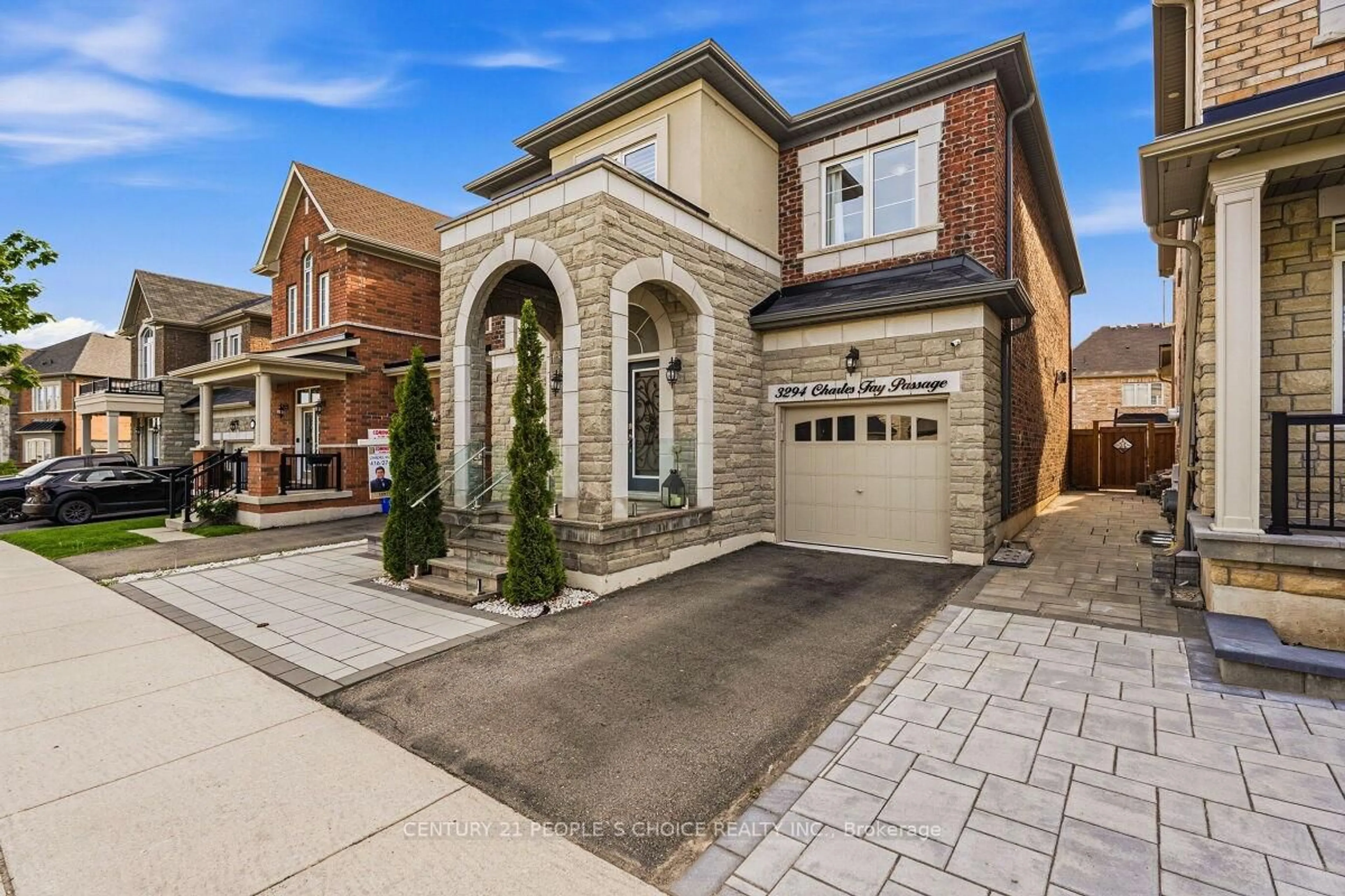 Home with brick exterior material, street for 3294 Charles Fay Passage, Oakville Ontario L6M 5K1