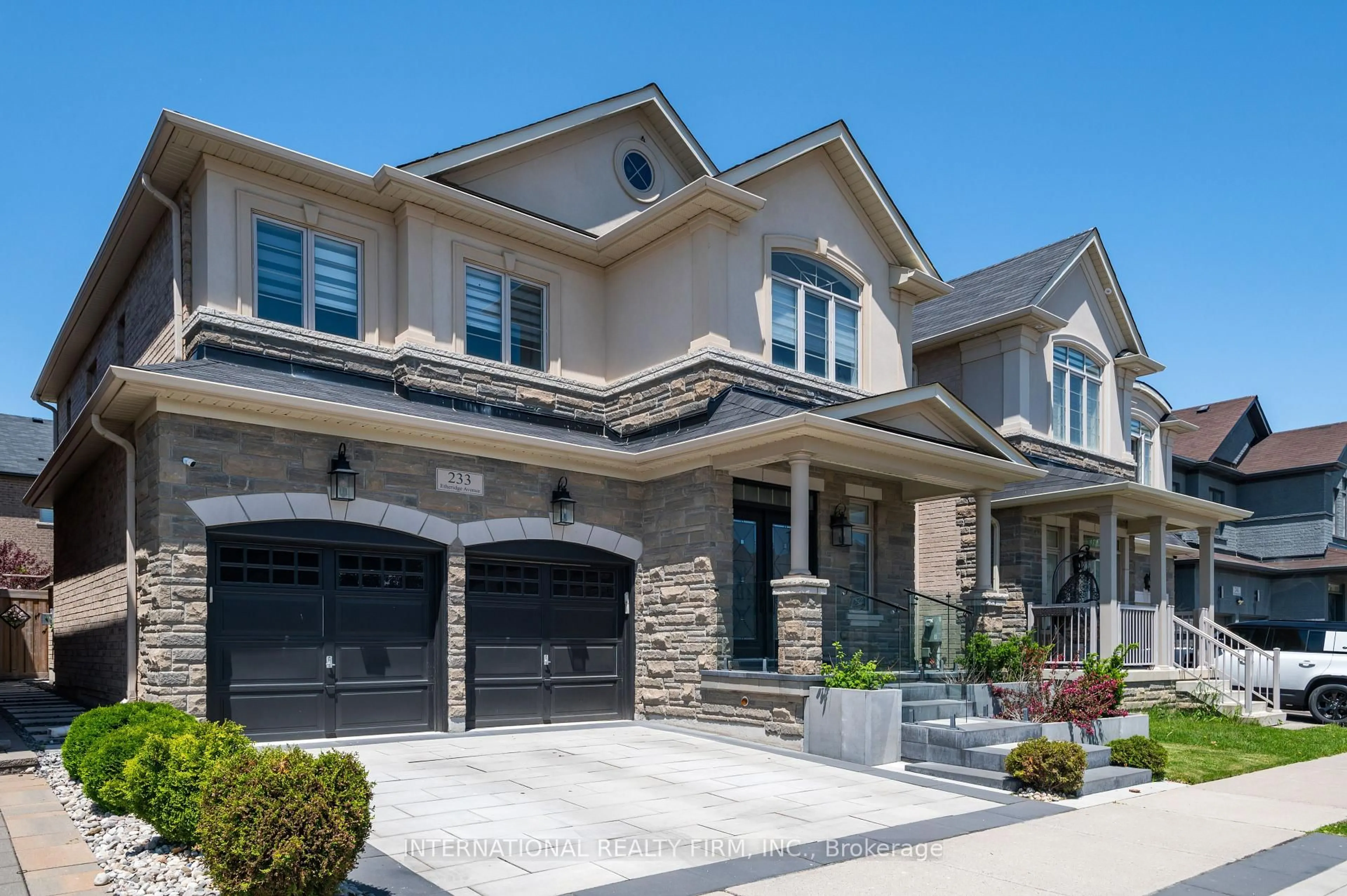 Home with brick exterior material, street for 233 Etheridge Ave, Milton Ontario L9E 1H6