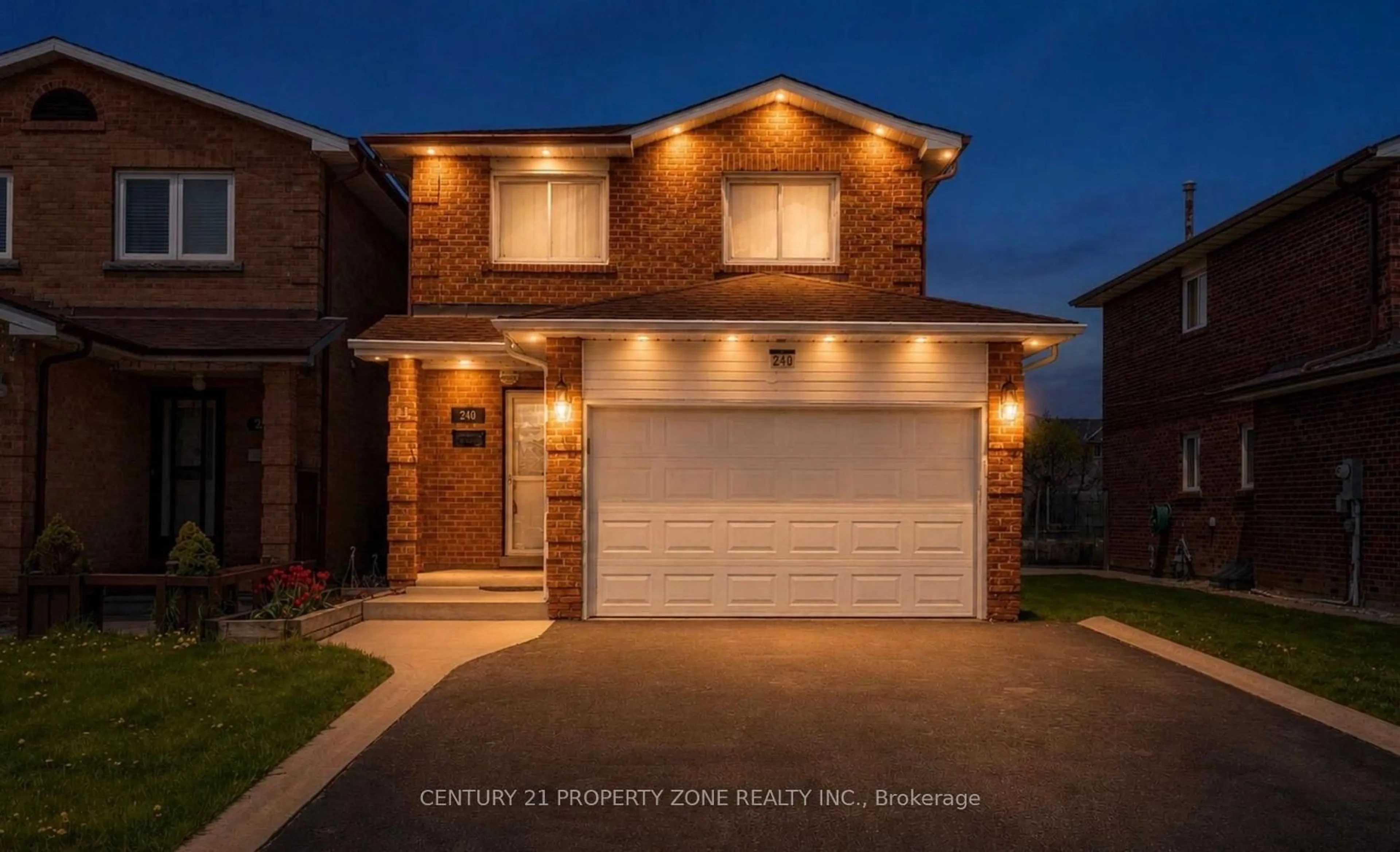 Home with brick exterior material, street for 240 Simmons Blvd, Brampton Ontario L6V 3Y1