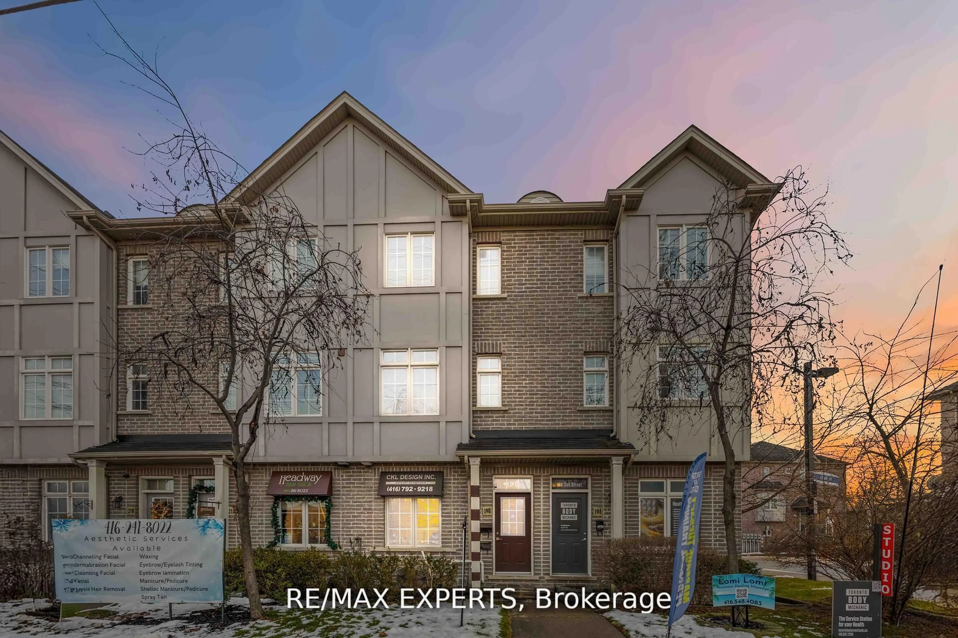 Home with brick exterior material, street for 19B Oak St, Toronto Ontario M9N 0A4