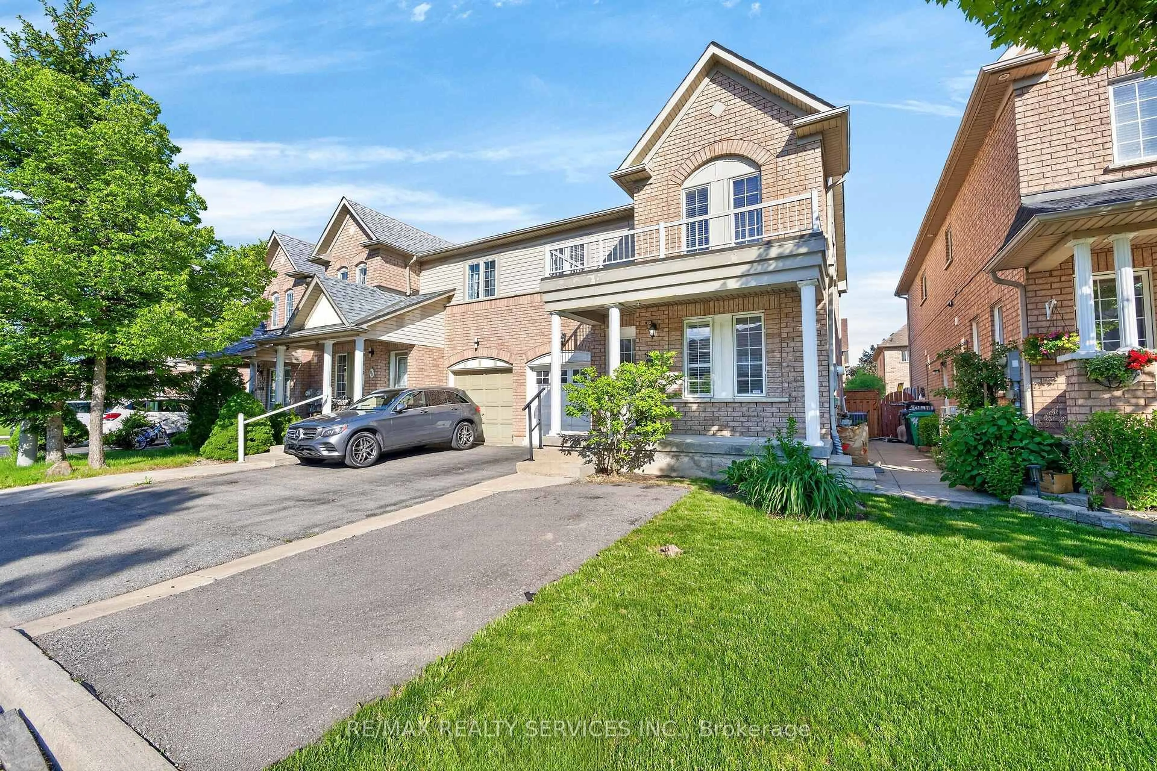 Home with brick exterior material, street for 96 Tideland Dr, Brampton Ontario L7A 2V8
