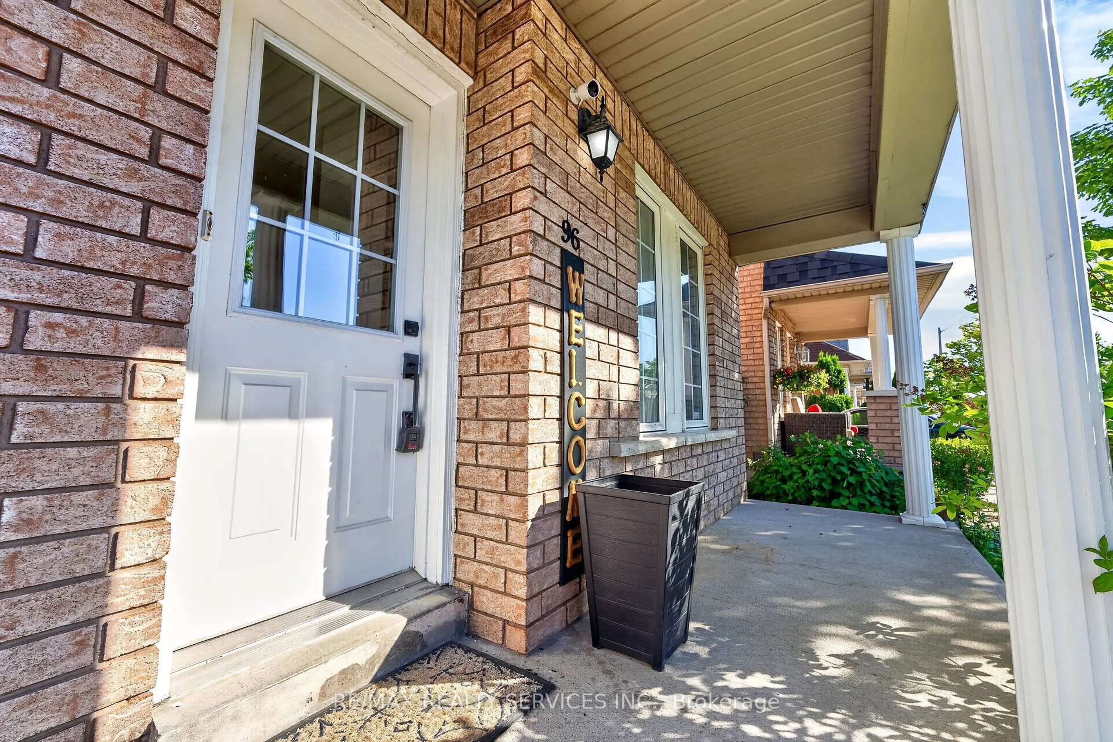 Home with brick exterior material, street for 96 Tideland Dr, Brampton Ontario L7A 2V8