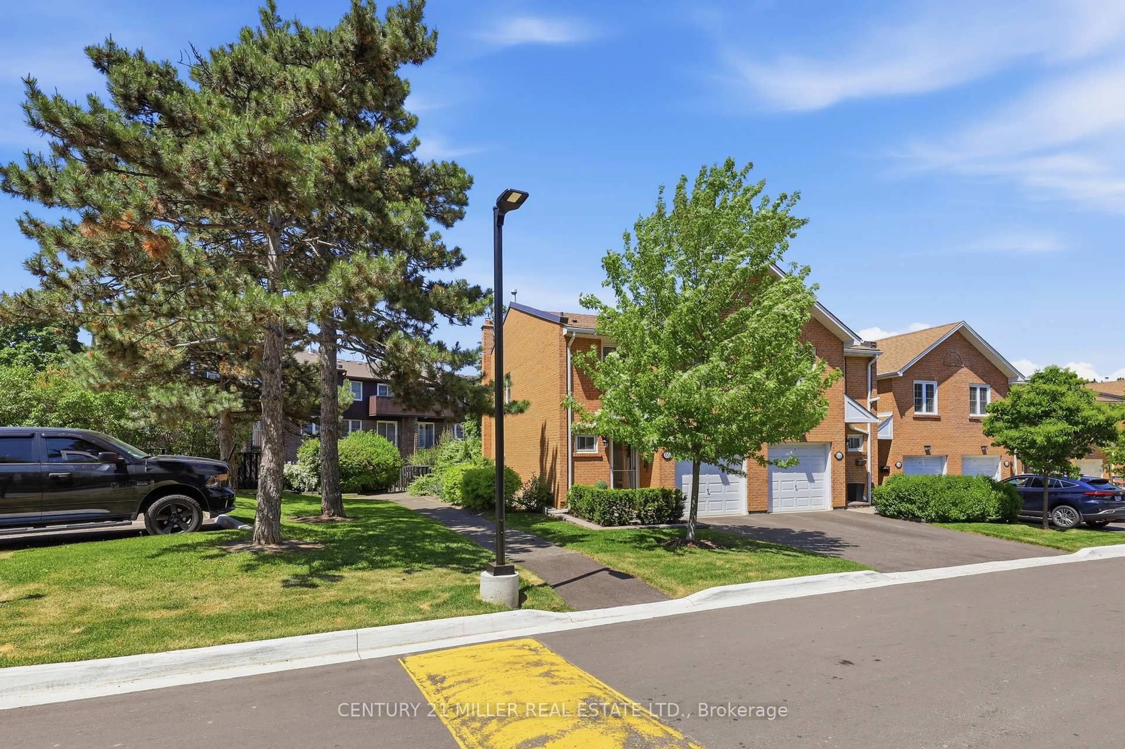 A pic from outside/outdoor area/front of a property/back of a property/a pic from drone, street for 1951 Rathburn Rd #66, Mississauga Ontario L4W 2N9