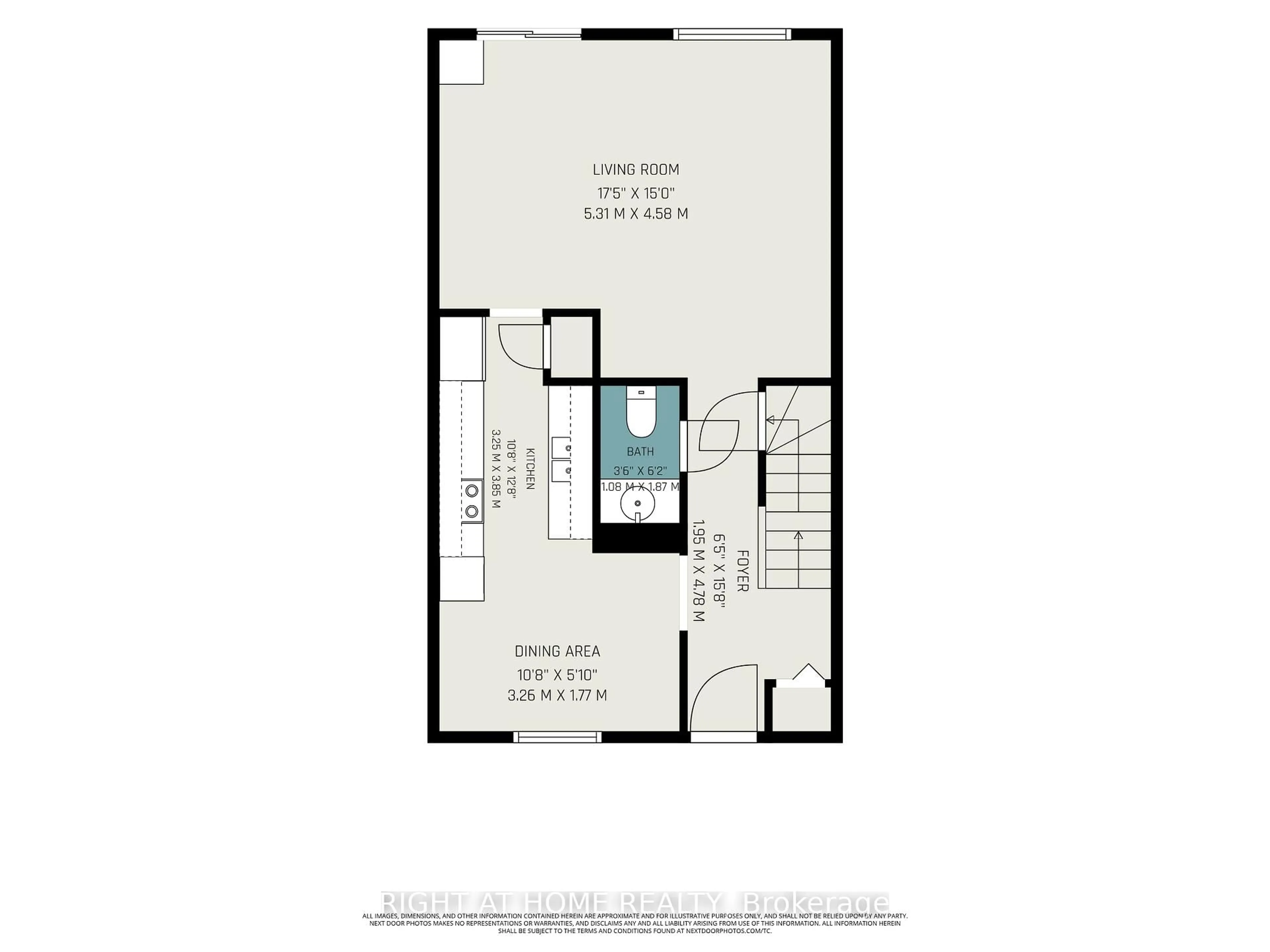 Floor plan for 1020 CENTRAL PARK Dr #89, Brampton Ontario L6S 3J5