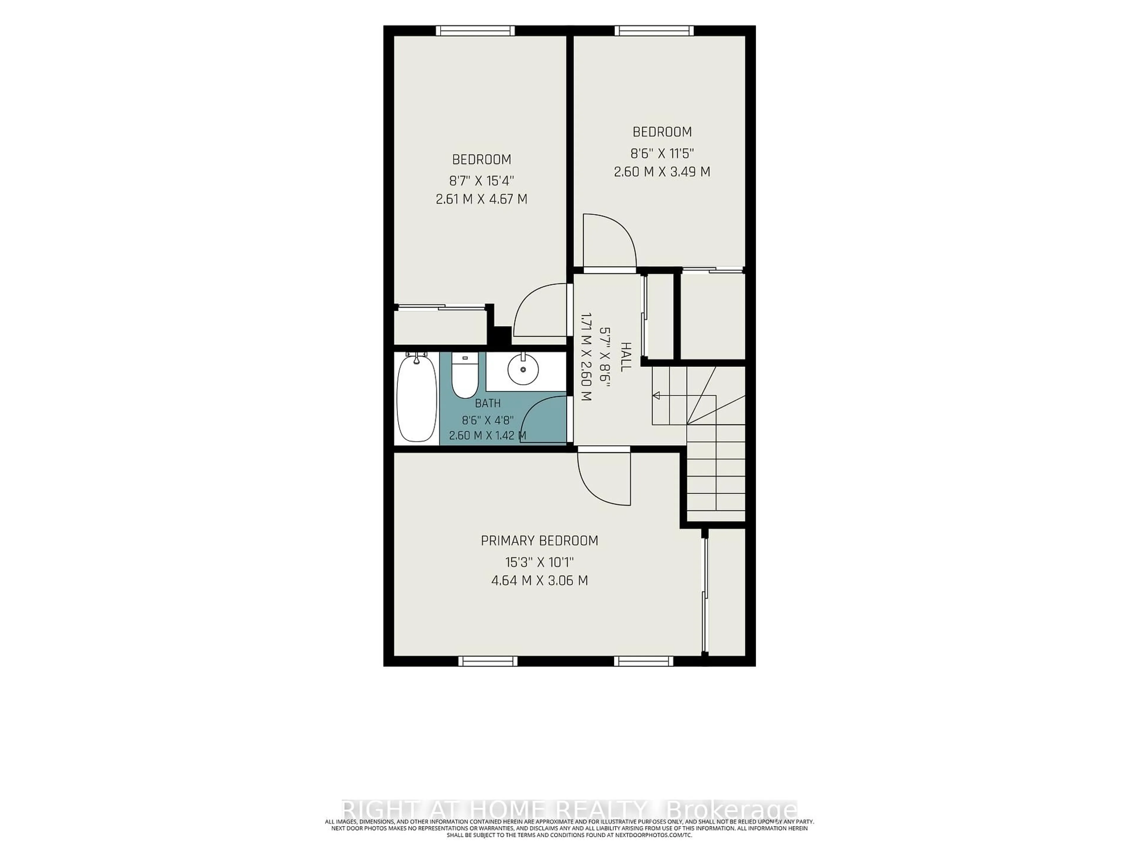 Floor plan for 1020 CENTRAL PARK Dr #89, Brampton Ontario L6S 3J5
