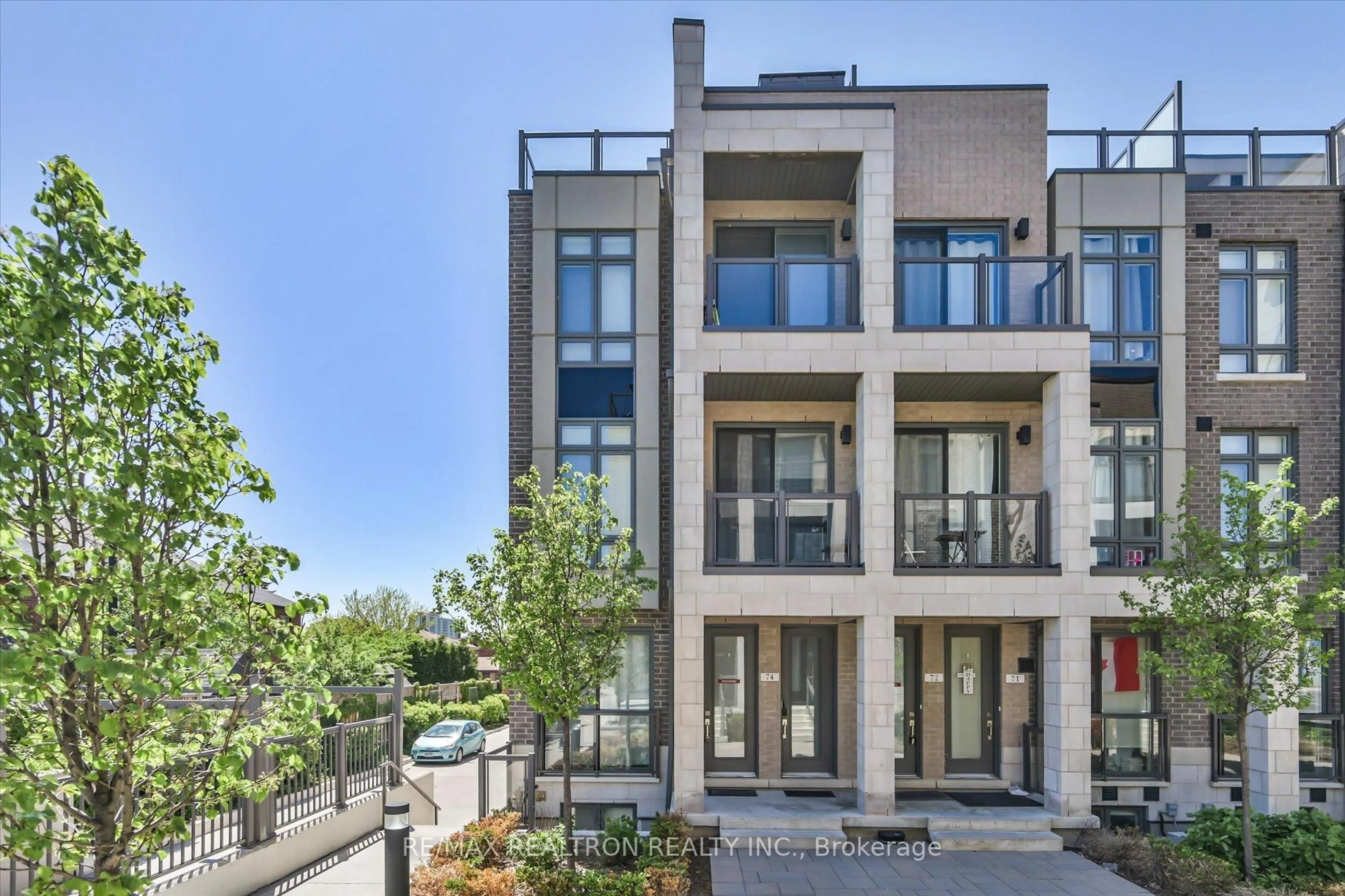 Home with brick exterior material, street for 721 Lawrence Ave #73, Toronto Ontario M6A 0C6
