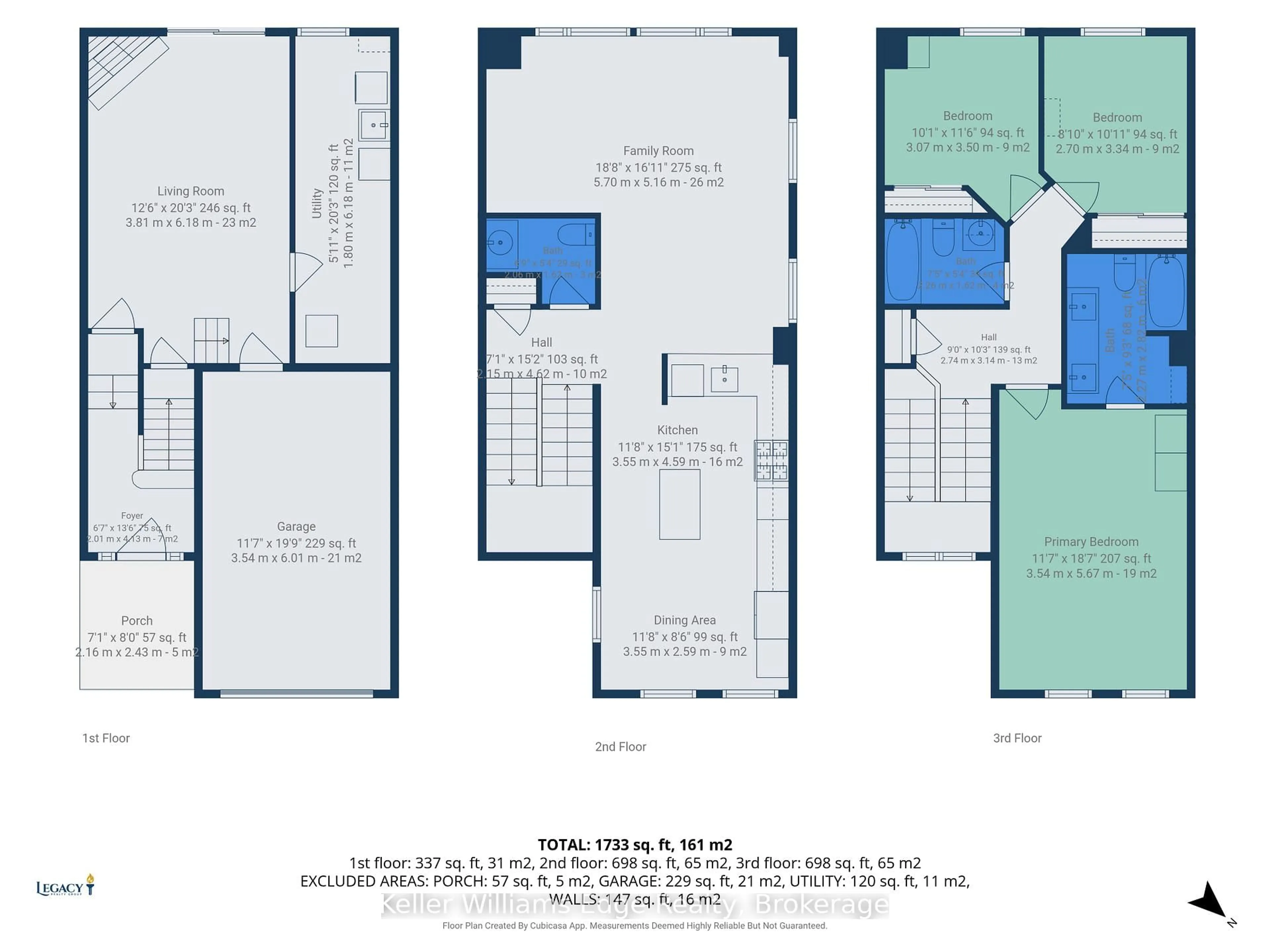 Floor plan for 1134 Leewood Dr, Oakville Ontario L6M 3B7