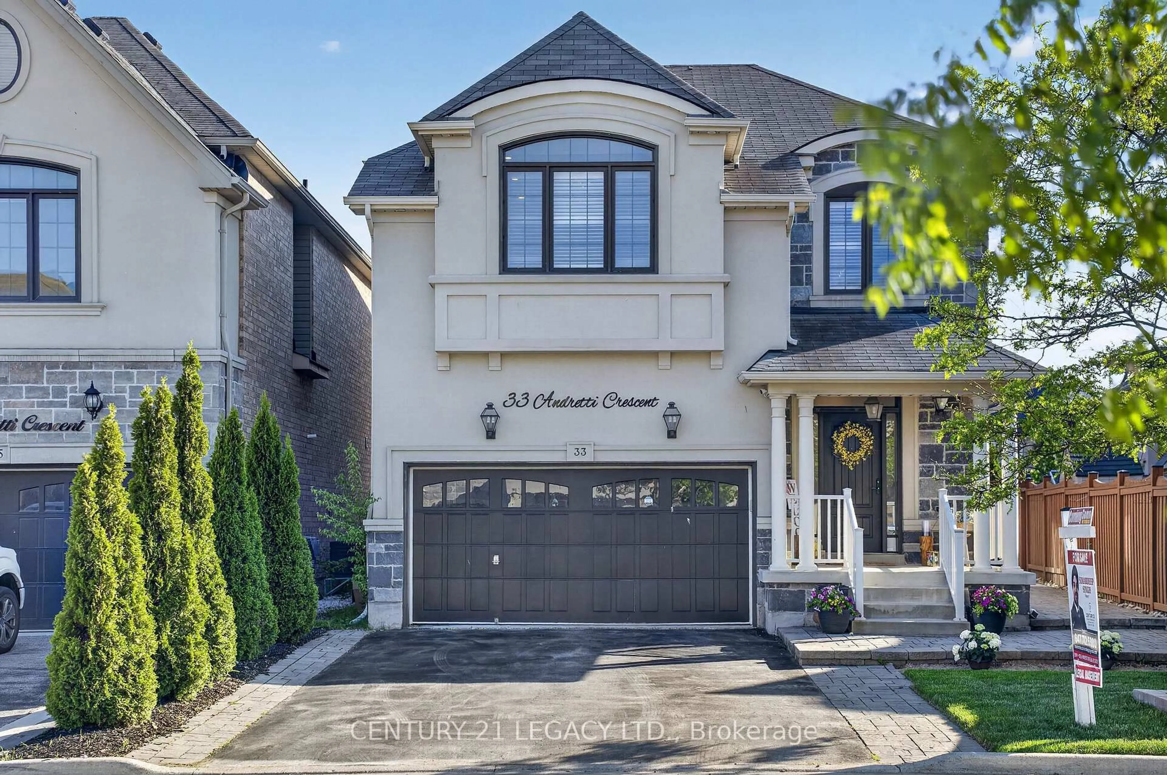 Home with brick exterior material, street for 33 Andretti Cres, Brampton Ontario L6X 5G6