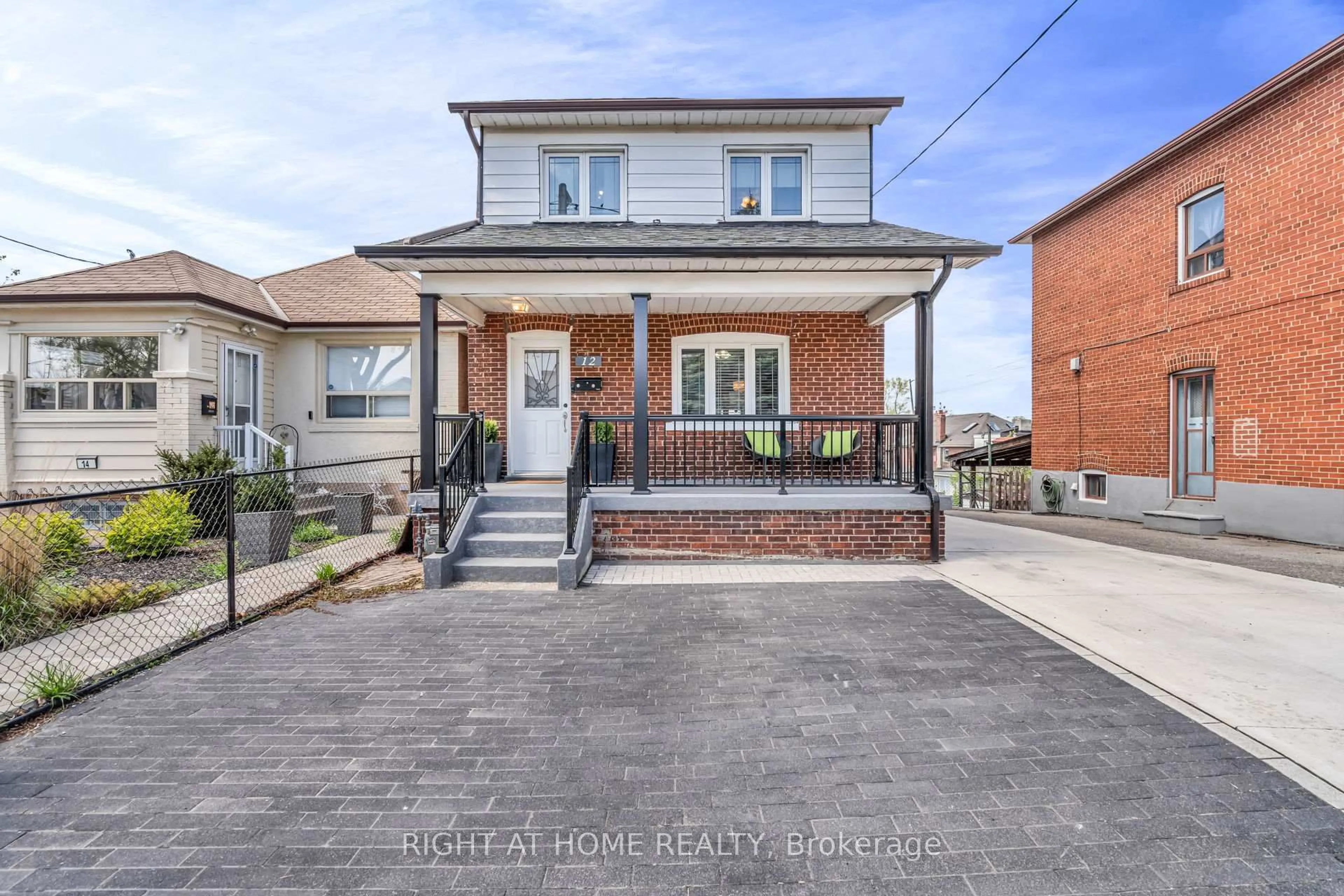 Home with brick exterior material, street for 12 Porter Ave, Toronto Ontario M6N 2G9