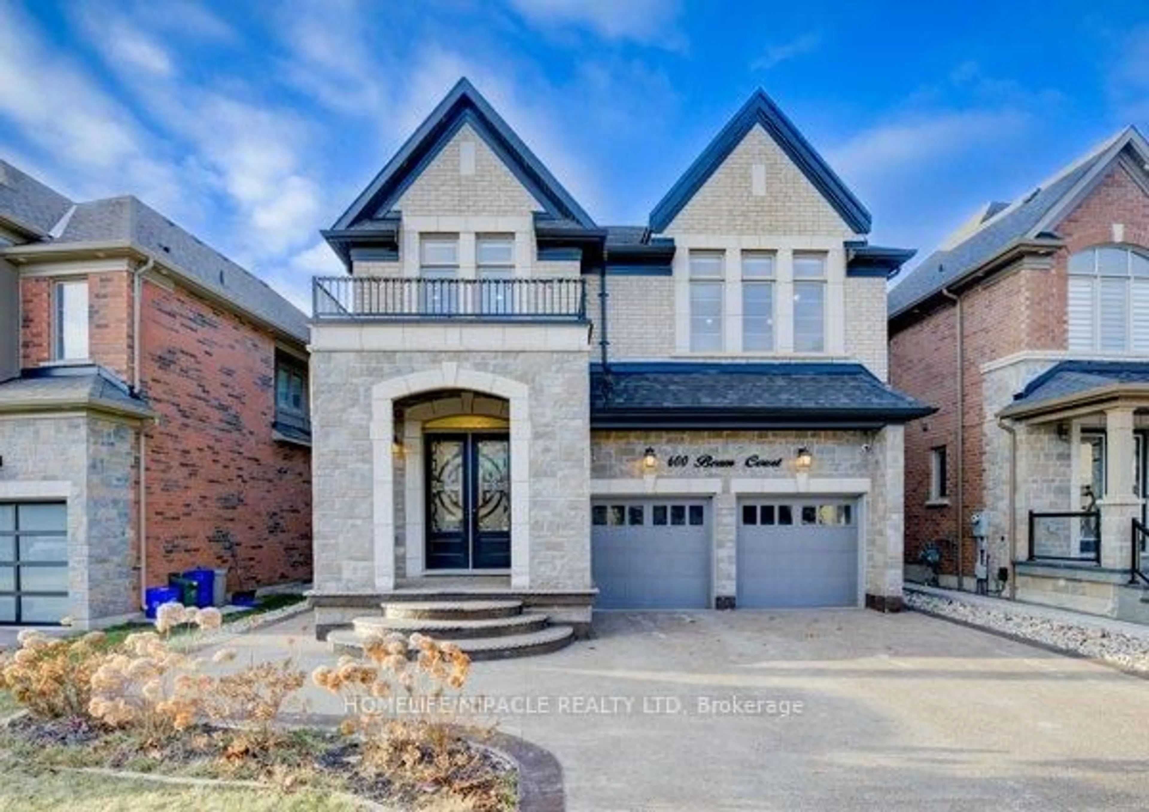 Home with brick exterior material, street for 600 Beam Crt, Milton Ontario L9E 1L3