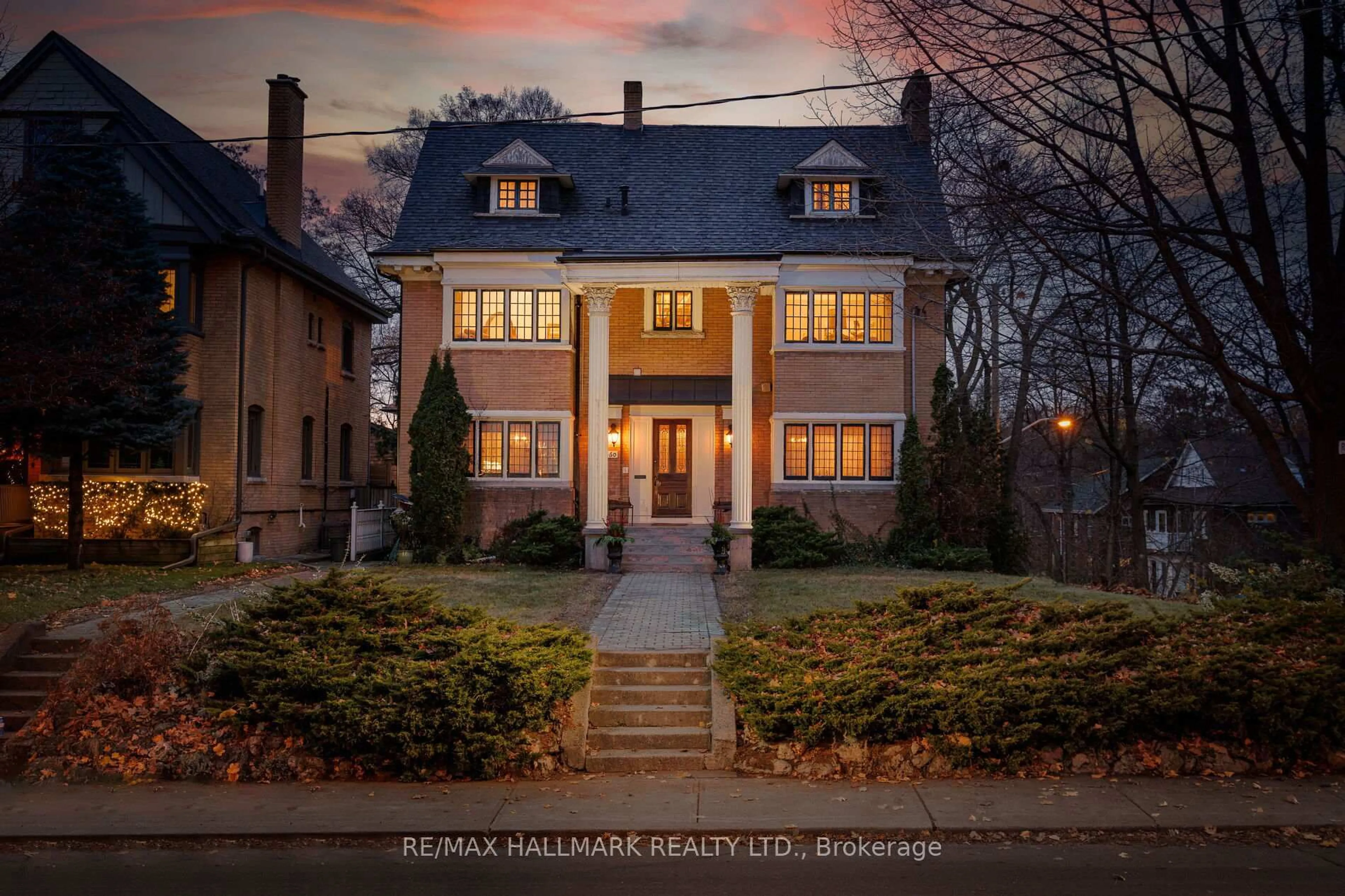 Home with brick exterior material, street for 60 Indian Grve, Toronto Ontario M6R 2Y3