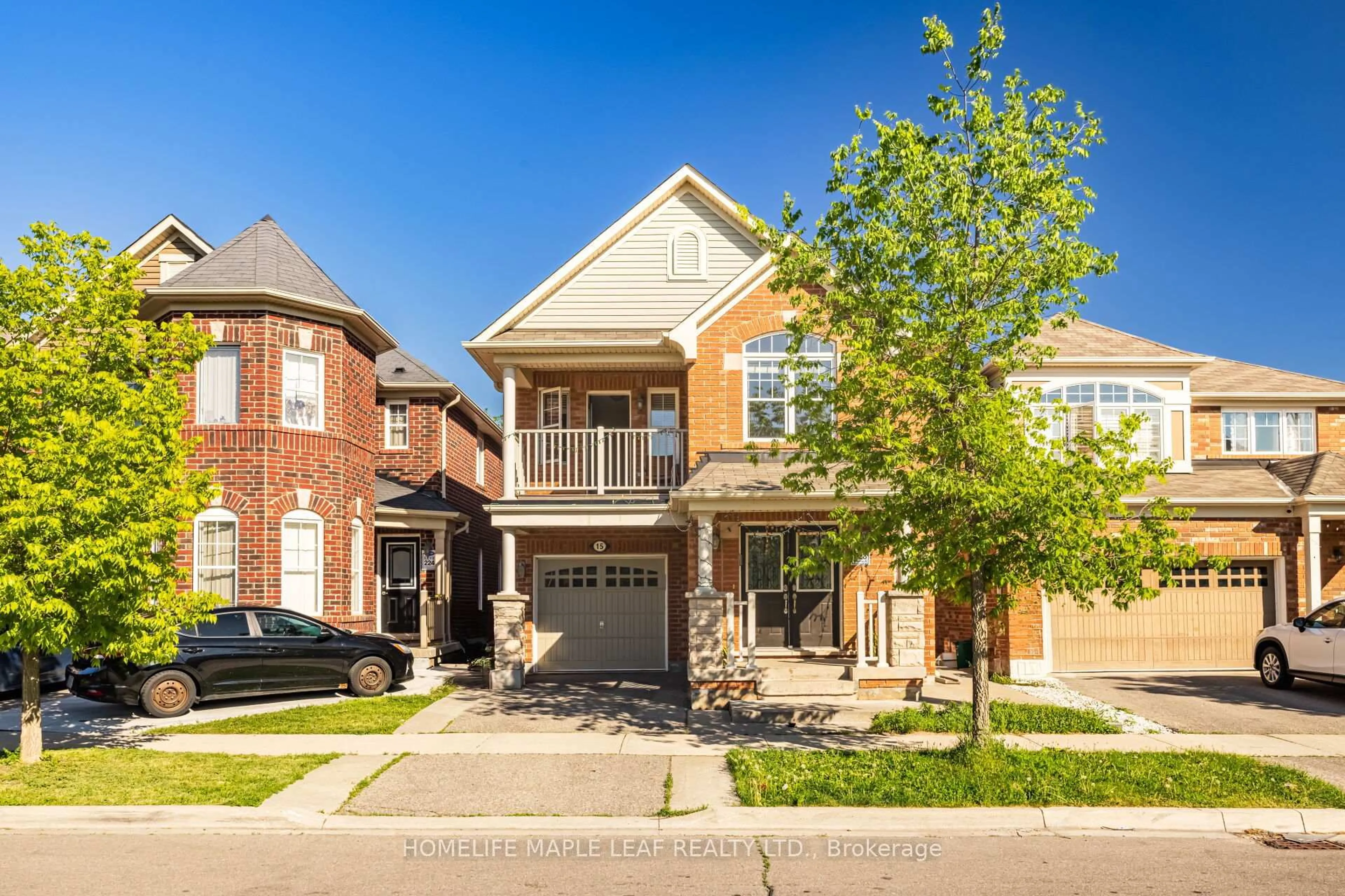 Home with brick exterior material, street for 15 Donomore Dr, Brampton Ontario L7A 0S7
