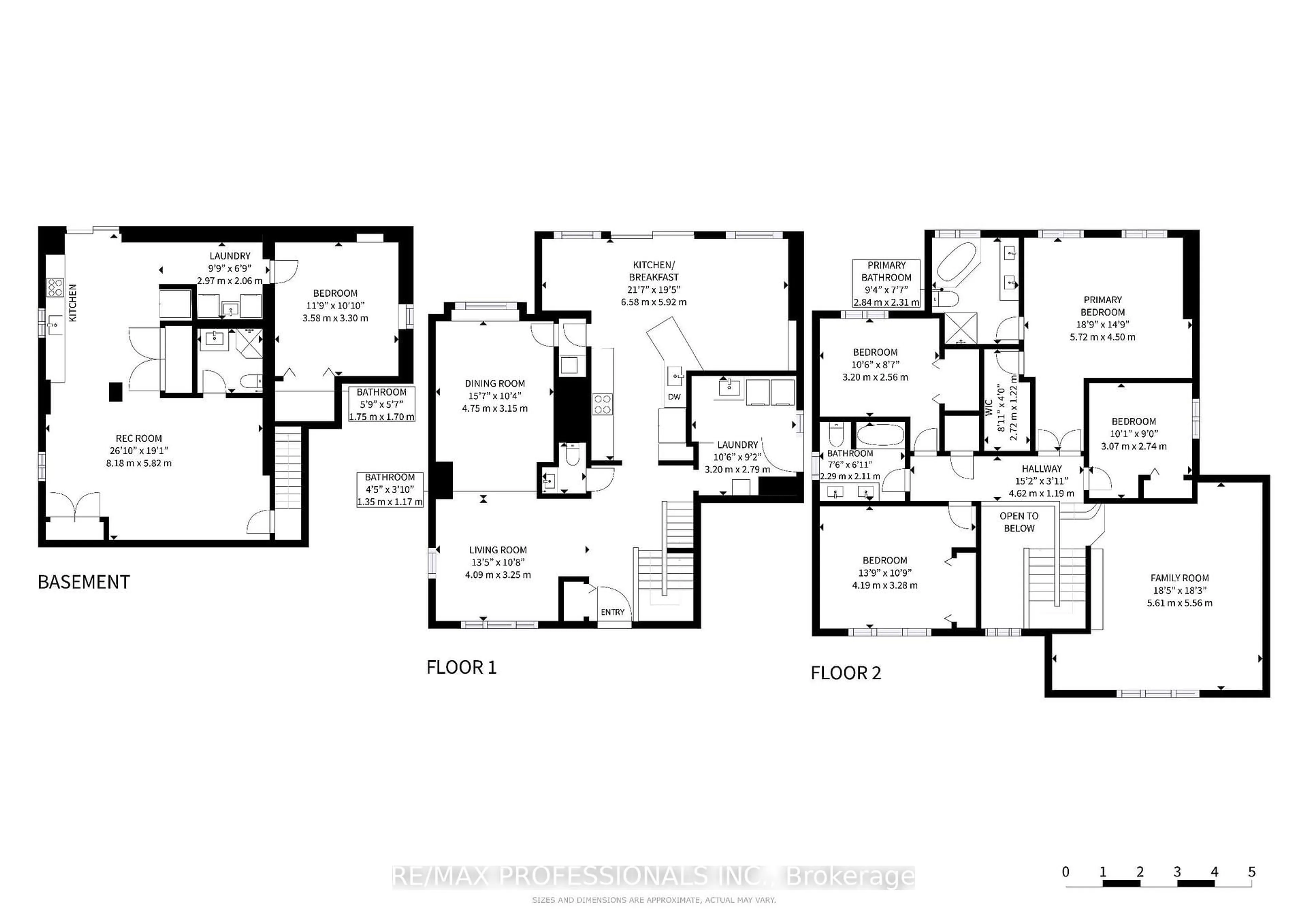Floor plan for 25 Waltham Dr, Toronto Ontario M9V 1S6