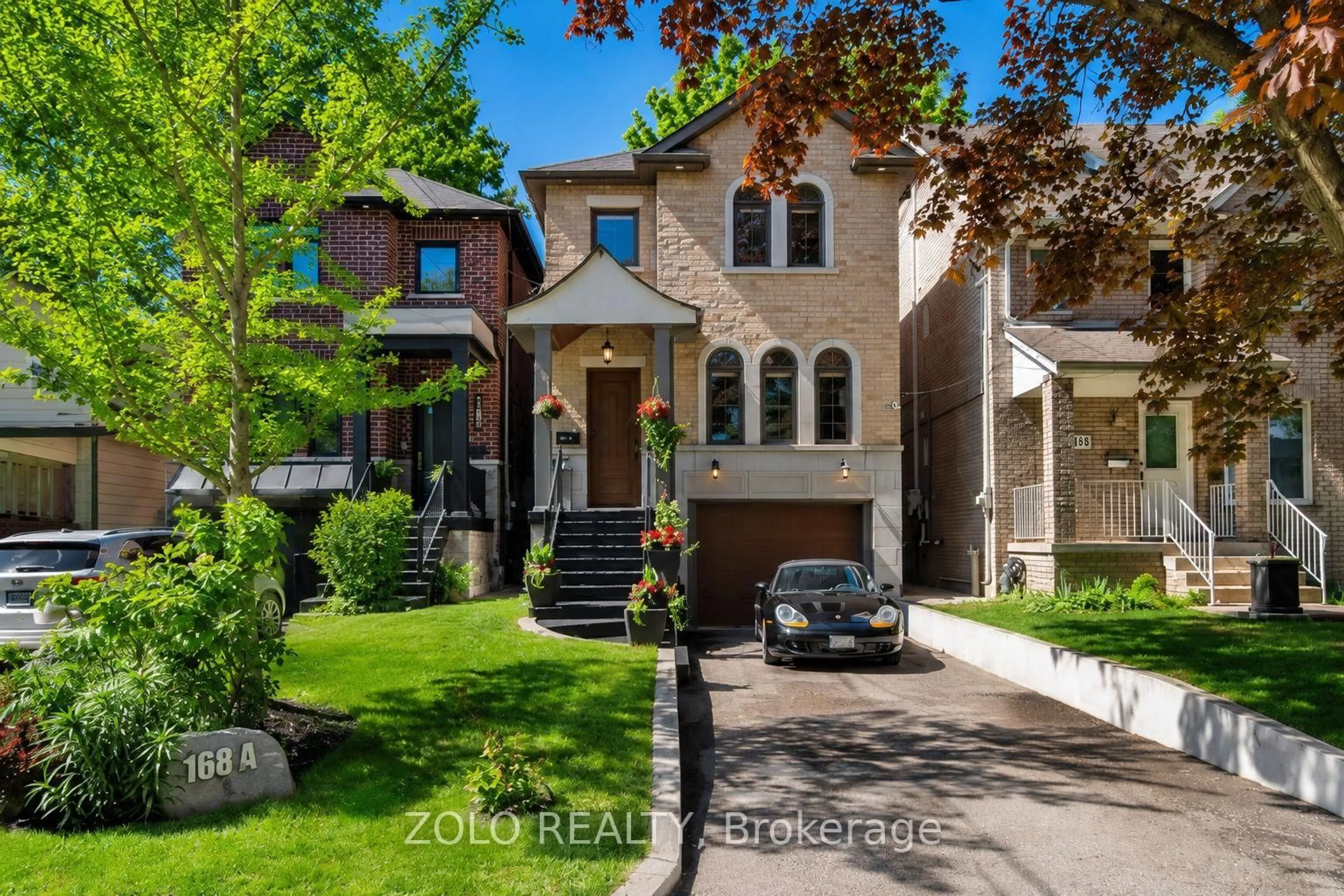 Home with brick exterior material, street for 168A Lake Prom, Toronto Ontario M8W 1A7