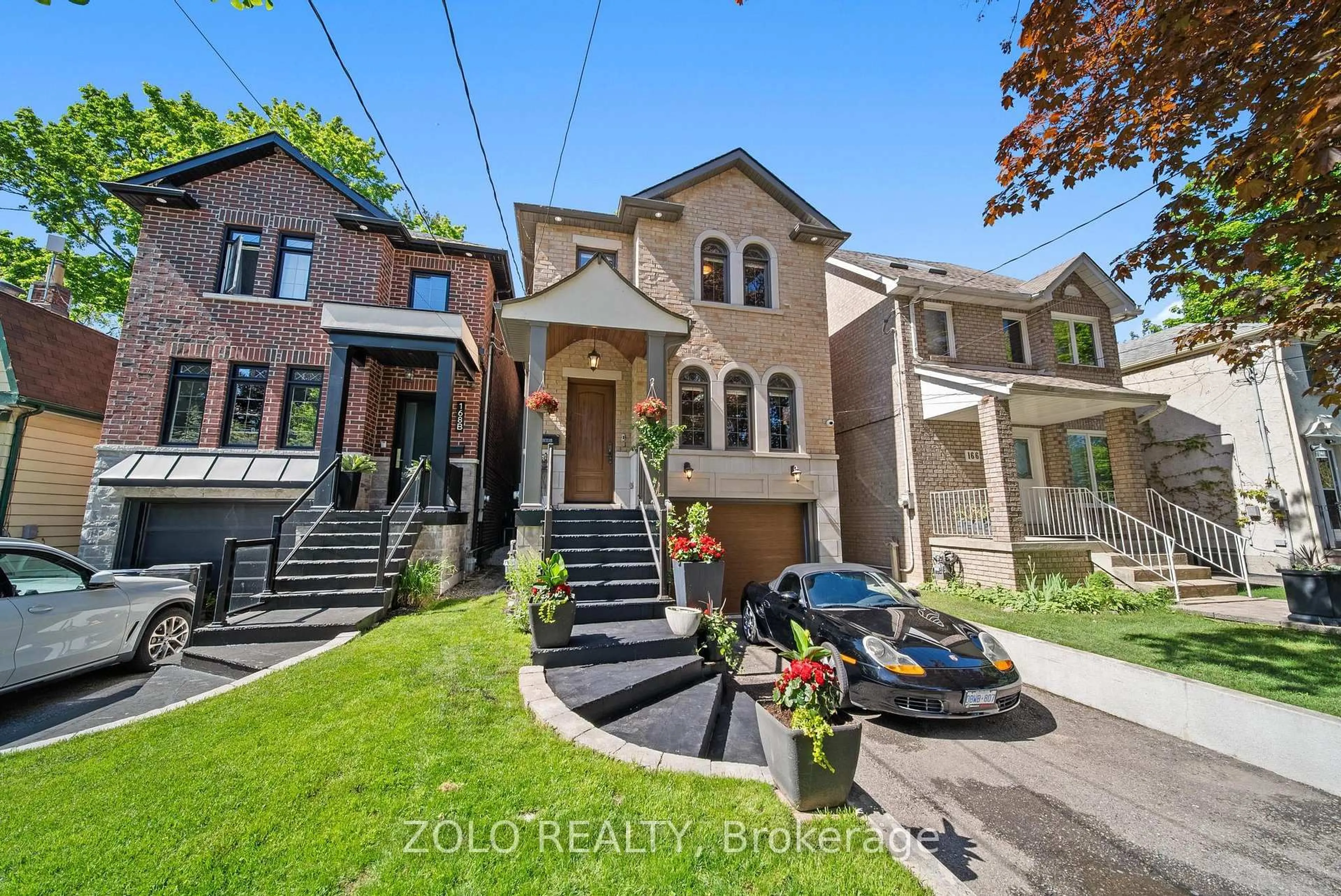 Home with brick exterior material, street for 168A Lake Prom, Toronto Ontario M8W 1A7