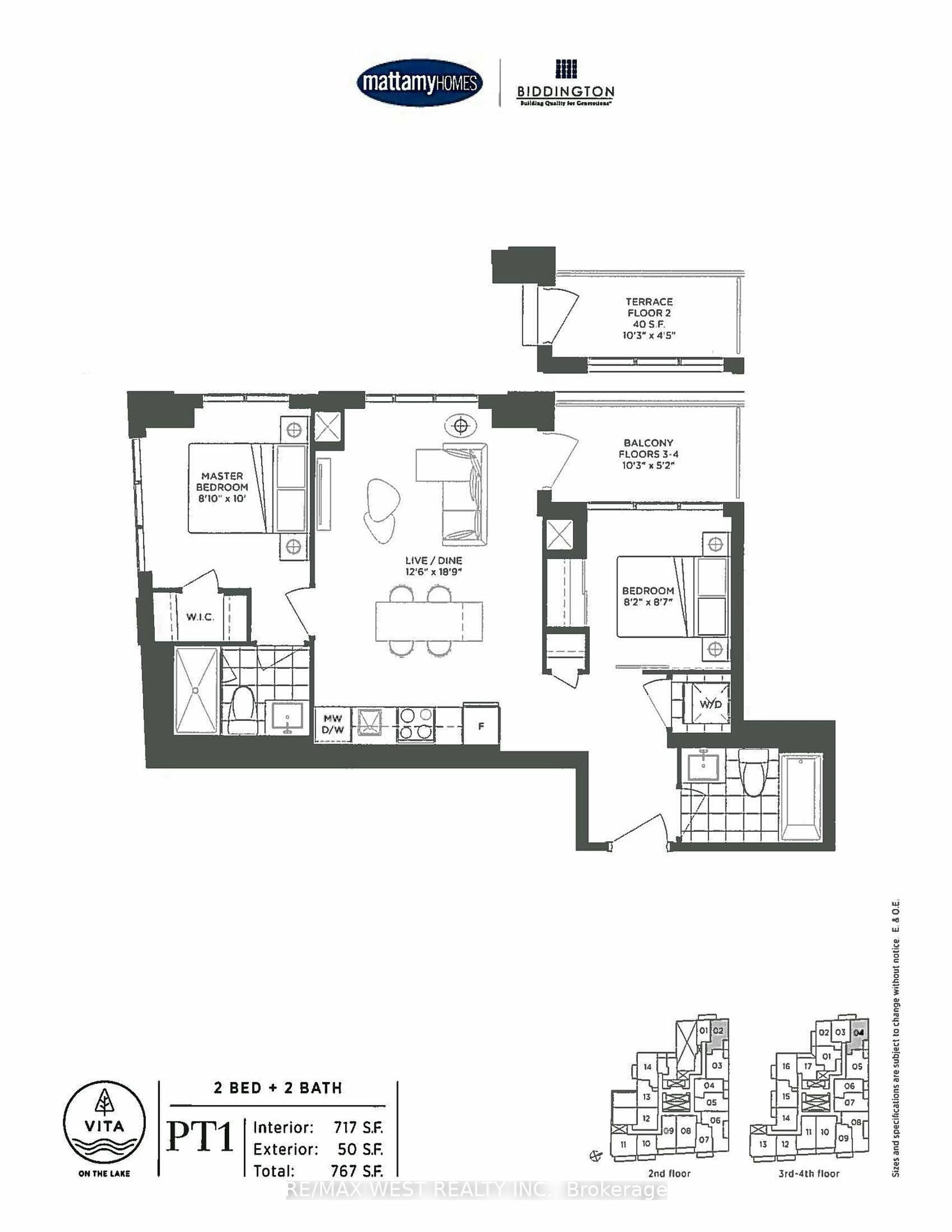 Floor plan for 70 Annie Craig Dr #404, Toronto Ontario M8V 0G2