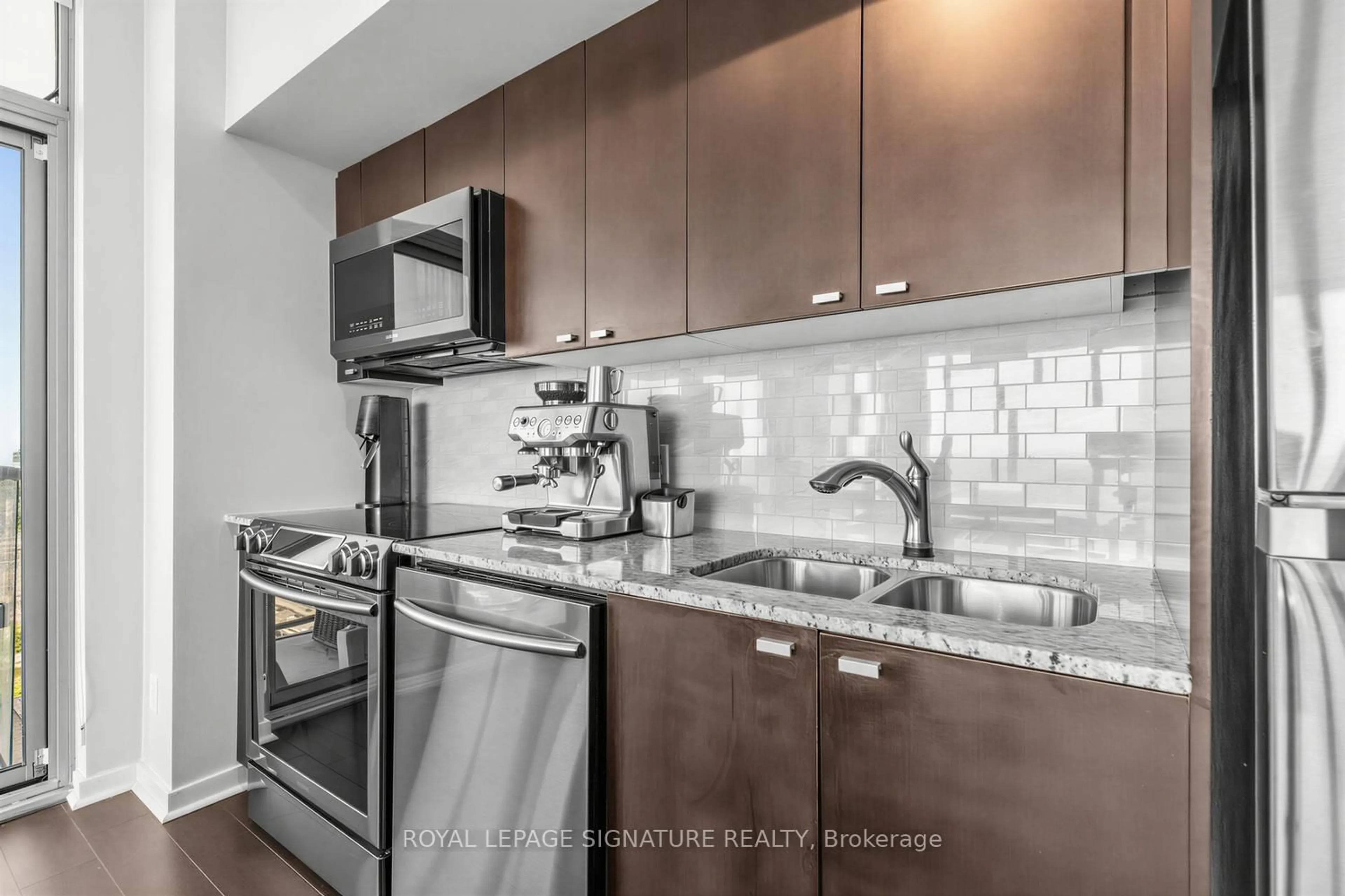 Standard kitchen, unknown for 105 The Queensway #3203, Toronto Ontario M6S 5B5