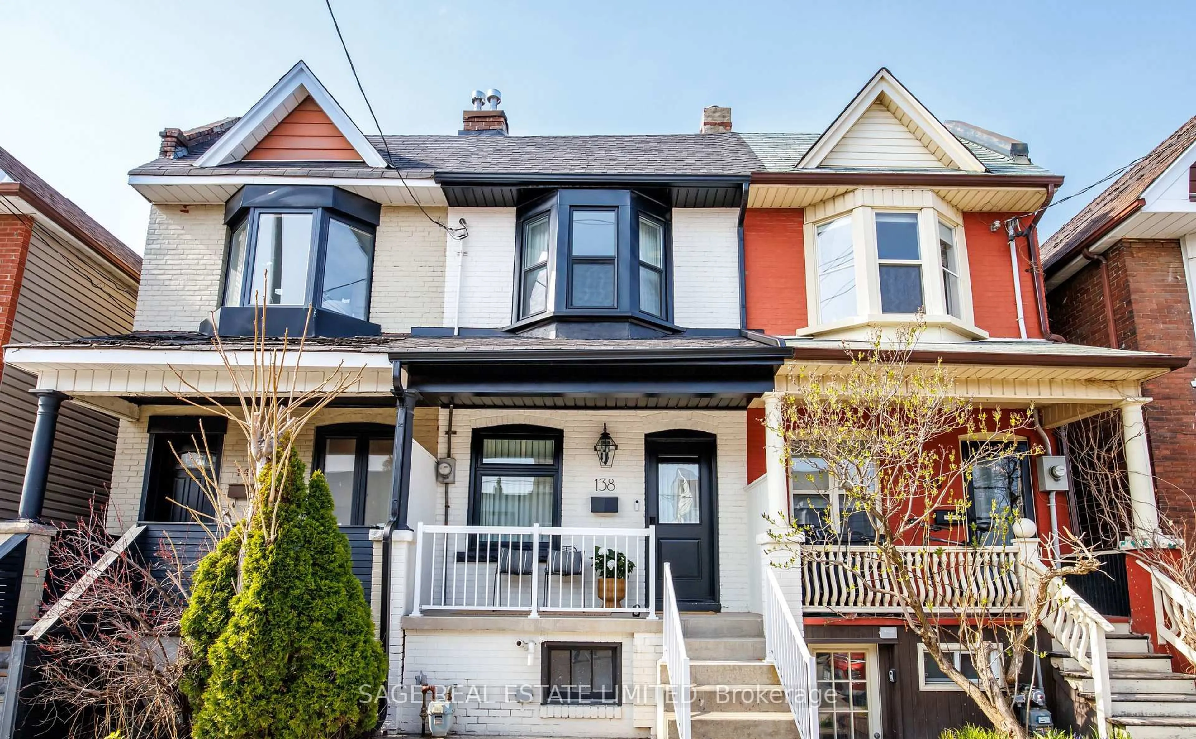 Home with brick exterior material, street for 138 Lappin Ave, Toronto Ontario M6H 1Y5