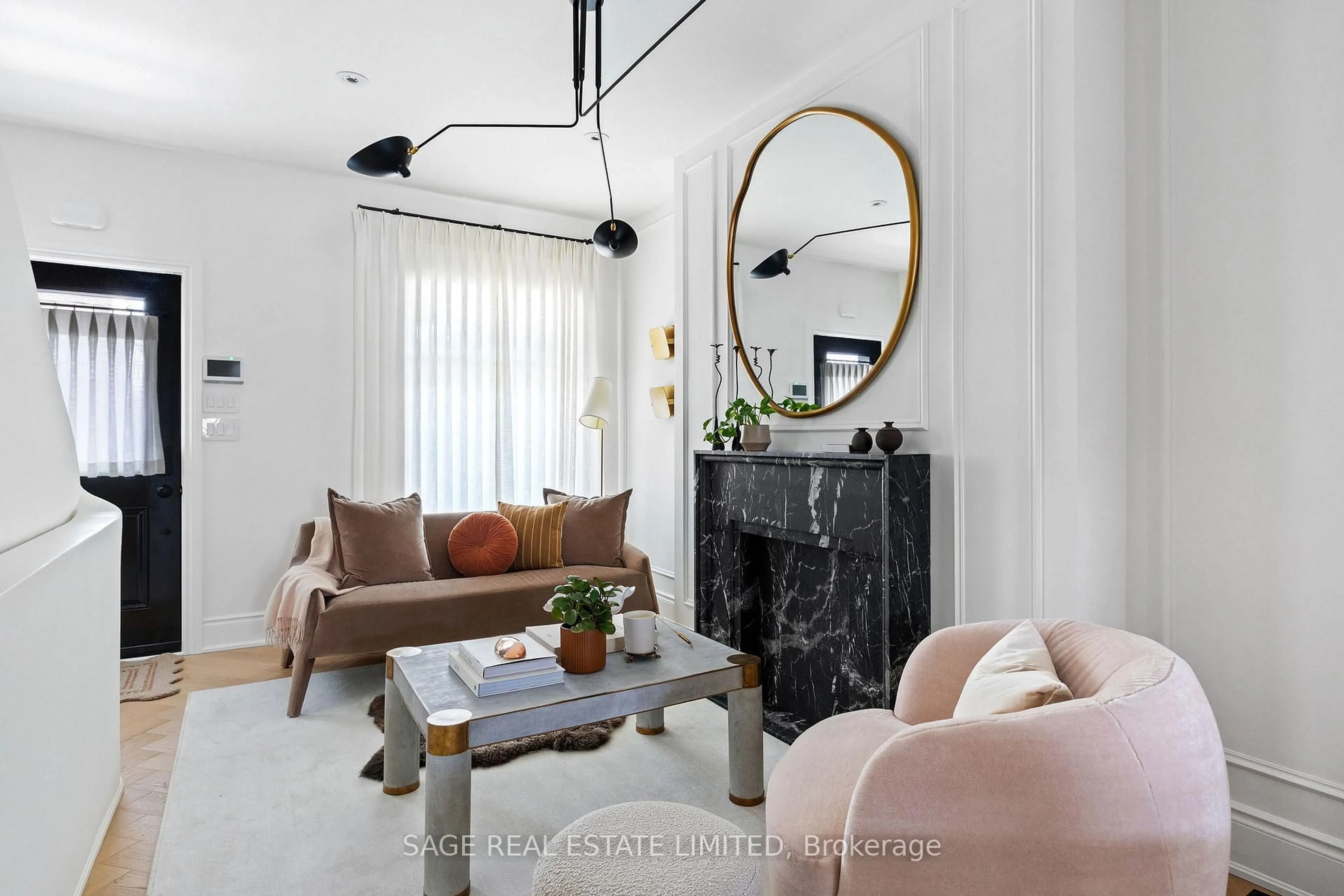 Living room with furniture, unknown for 138 Lappin Ave, Toronto Ontario M6H 1Y5