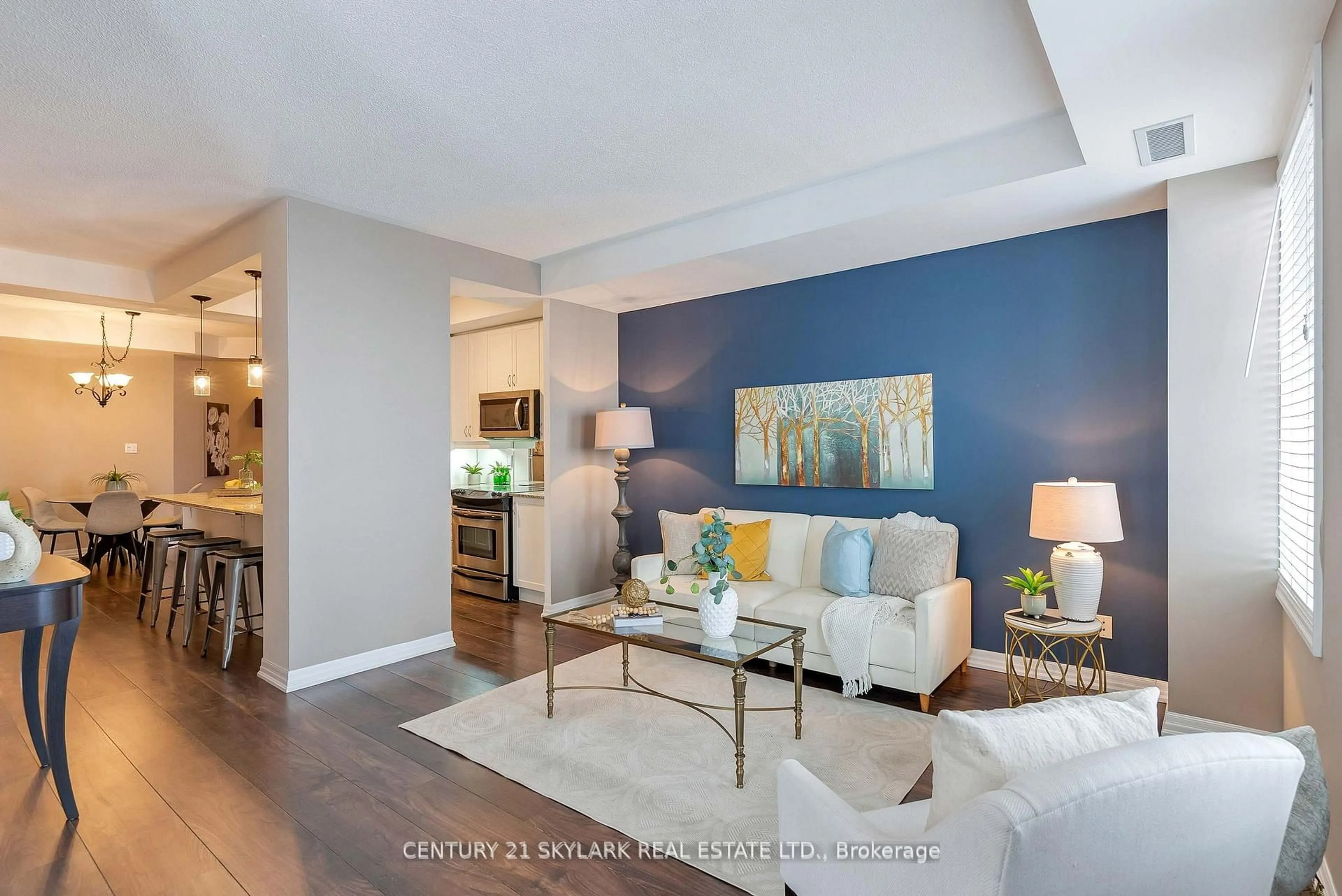 Living room with furniture, unknown for 245 Dalesford Rd #516, Toronto Ontario M8Y 4H7