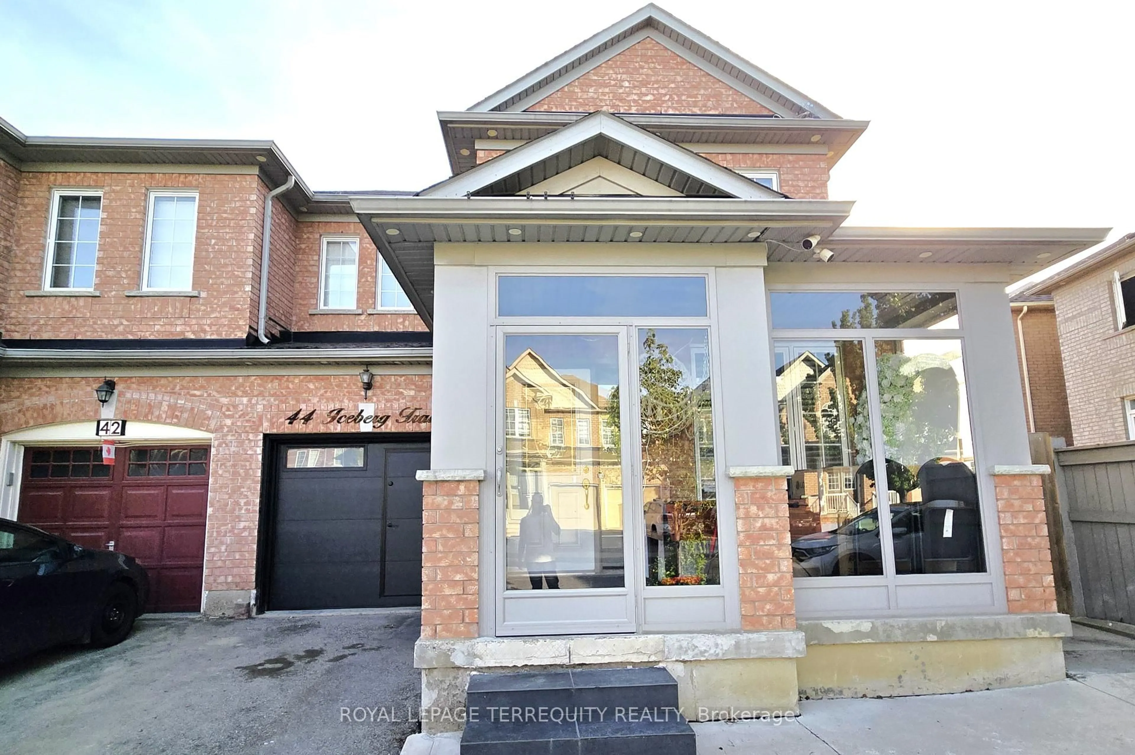 Home with brick exterior material, street for 44 Iceberg Tr, Brampton Ontario L6R 0J7