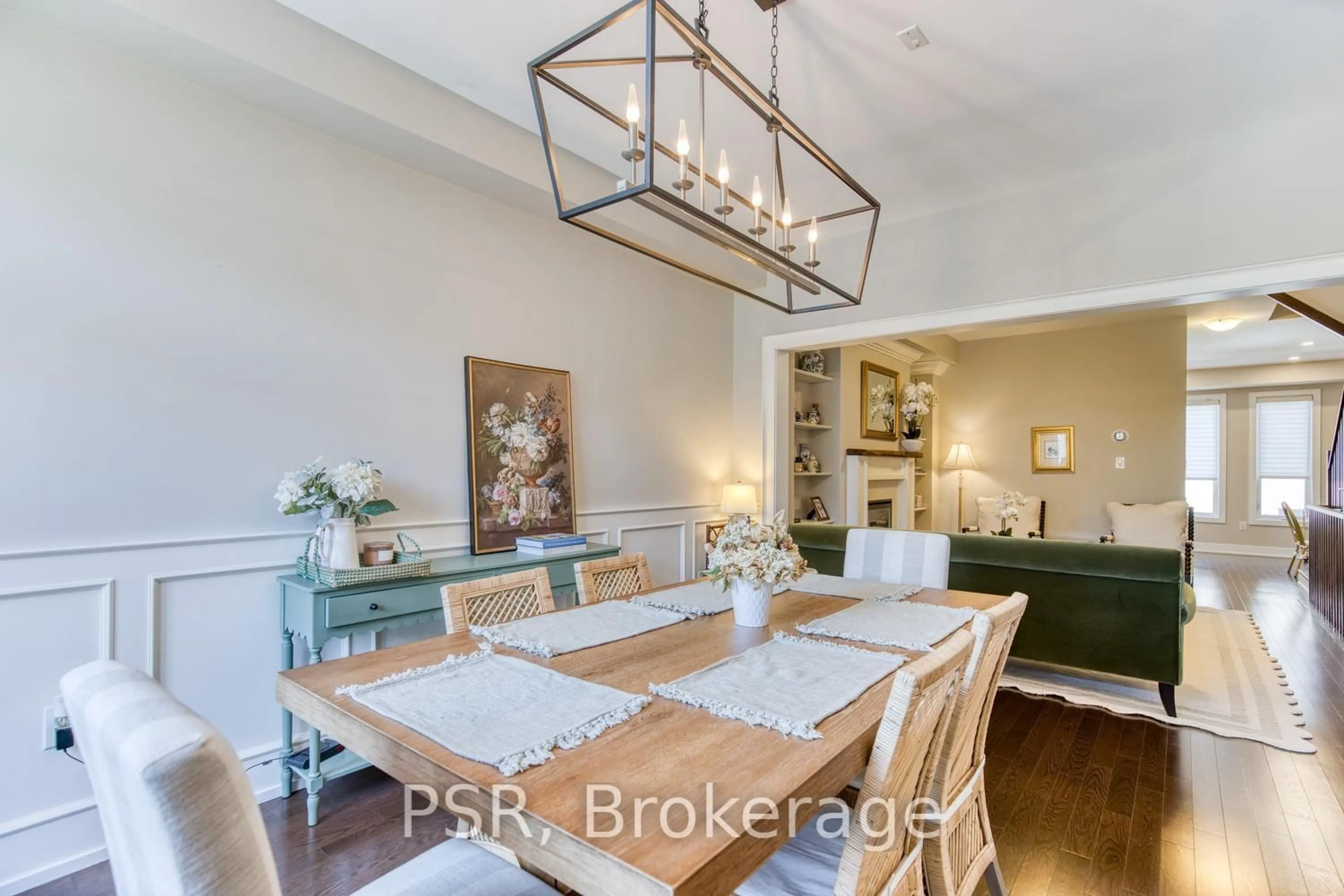Dining room, wood/laminate floor for 608 Mermaid Cres, Mississauga Ontario L5G 0B3