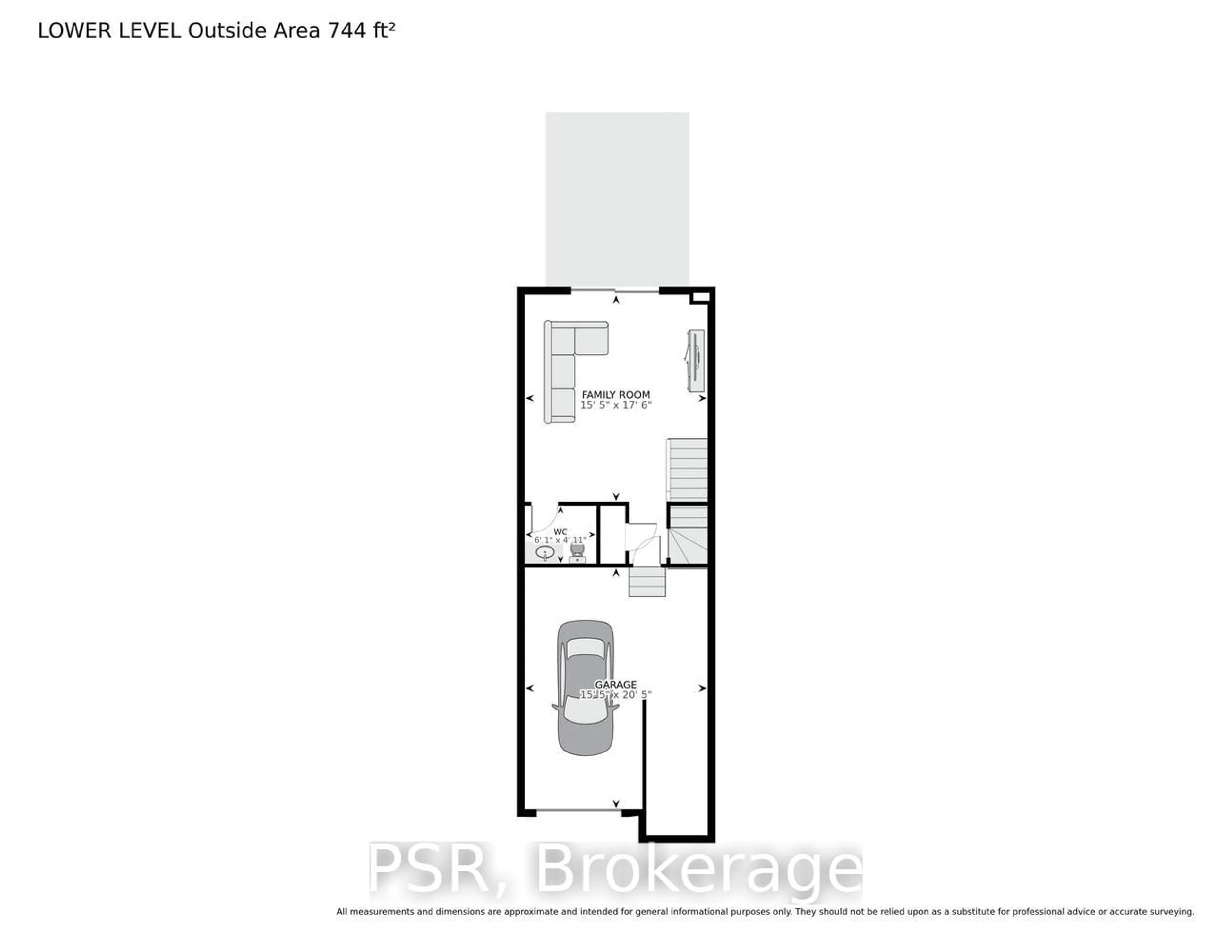 Floor plan for 608 Mermaid Cres, Mississauga Ontario L5G 0B3