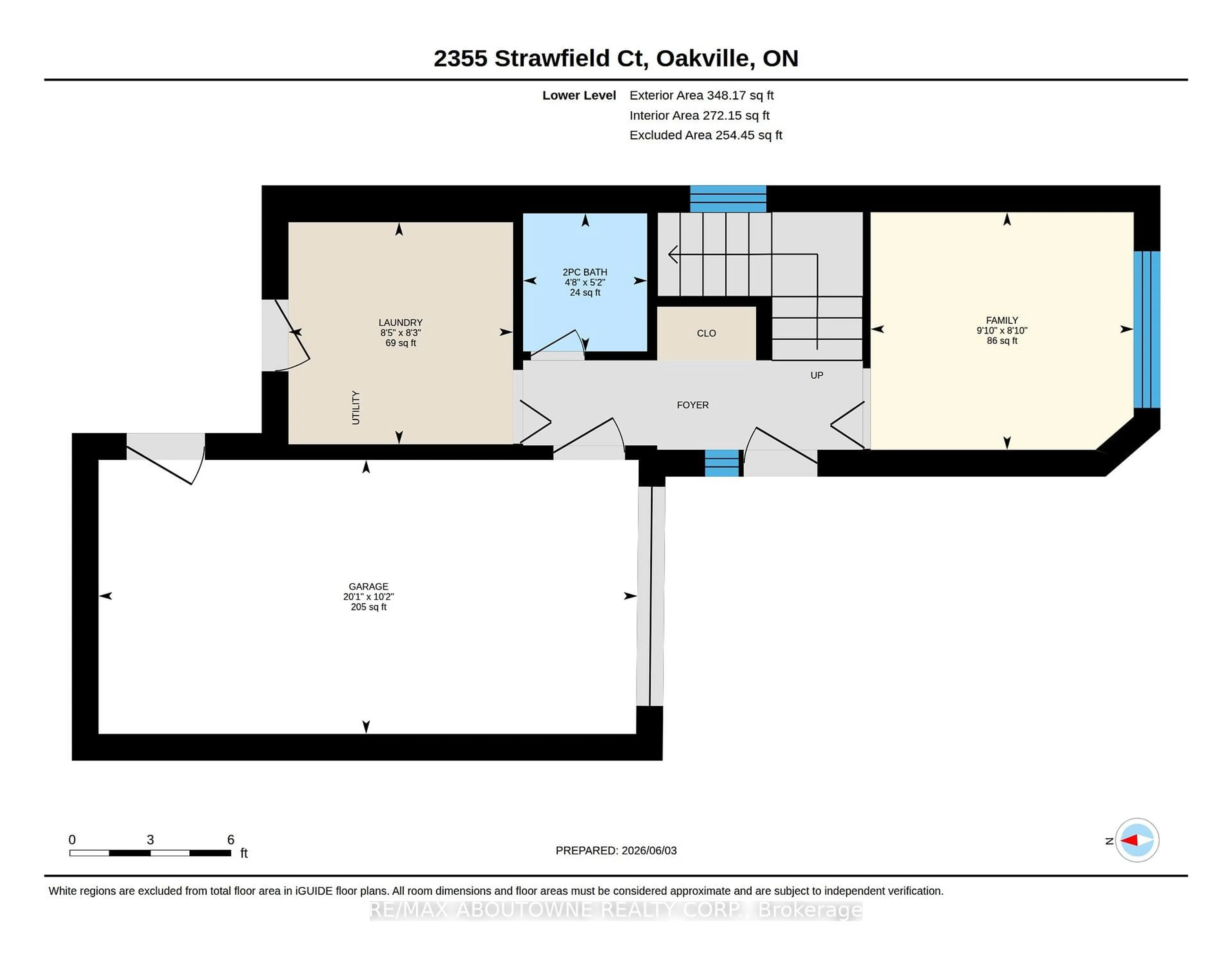 Floor plan for 2355 Strawfield Crt, Oakville Ontario L6H 6C1