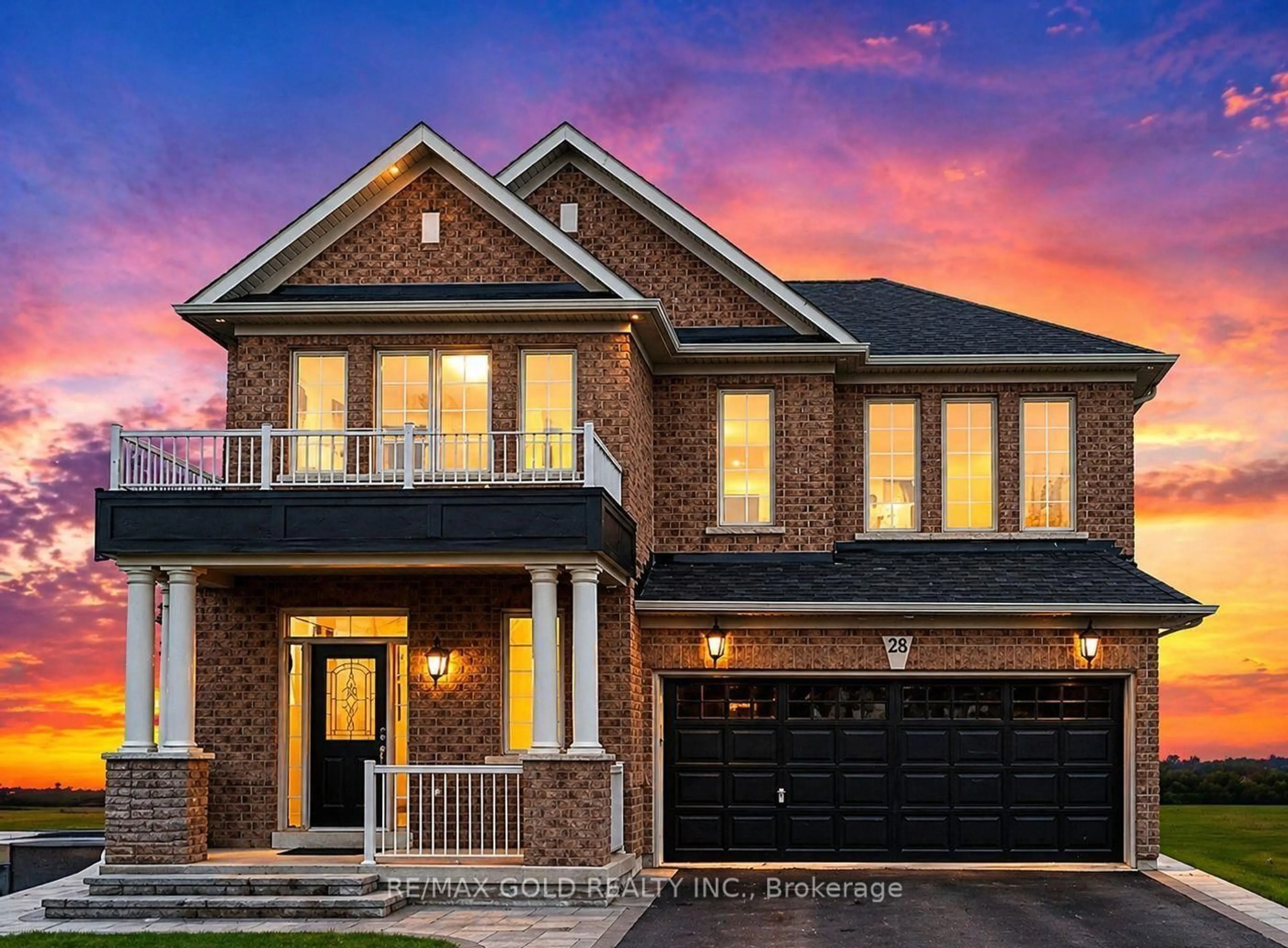 Home with brick exterior material, street for 28 Prada Crt, Brampton Ontario L6P 2K1