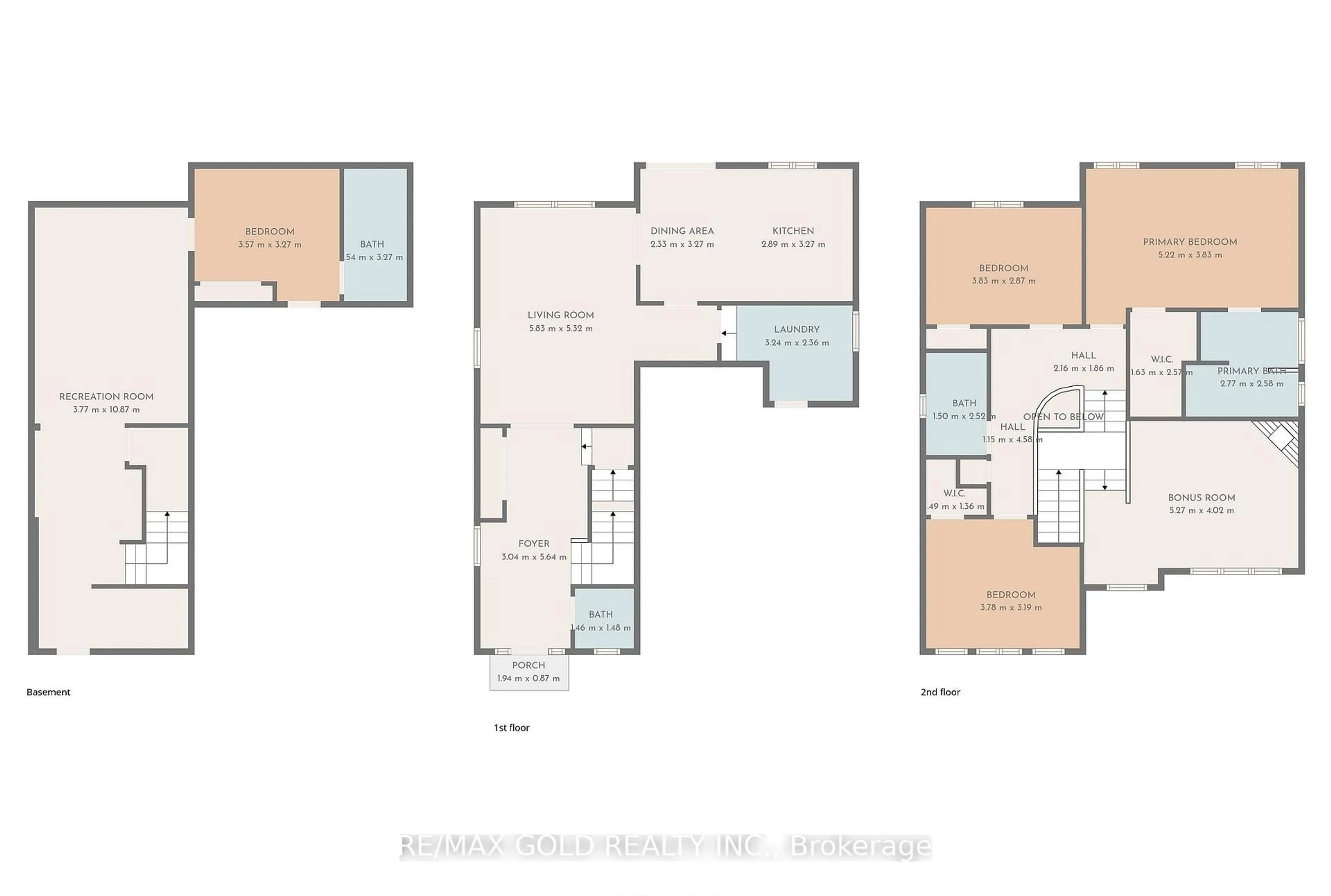 Floor plan for 28 Prada Crt, Brampton Ontario L6P 2K1