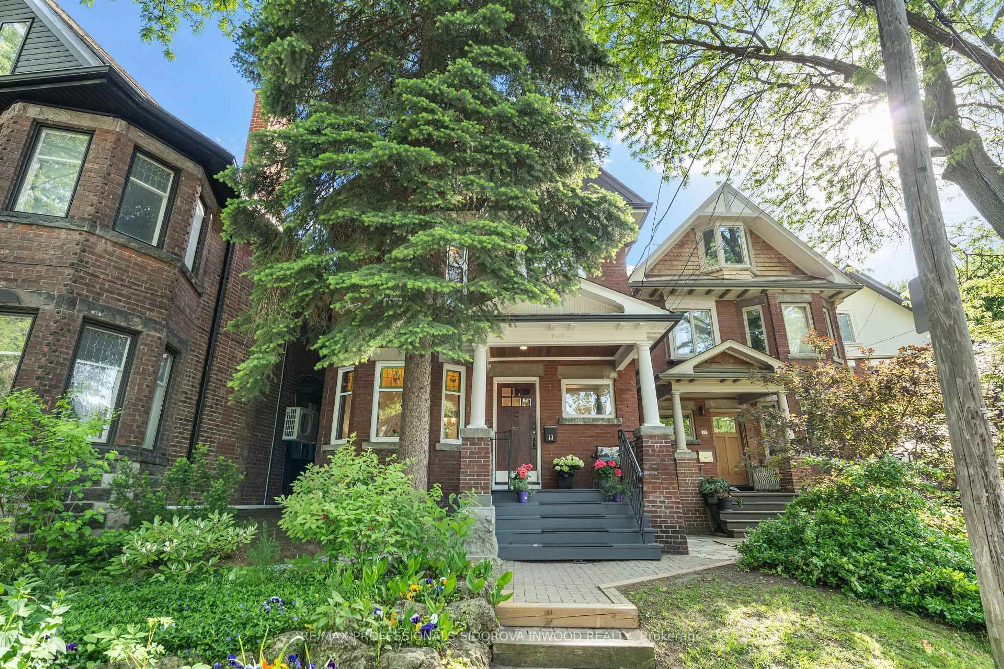 Home with brick exterior material, street for 13 Evelyn Cres, Toronto Ontario M6P 3C8