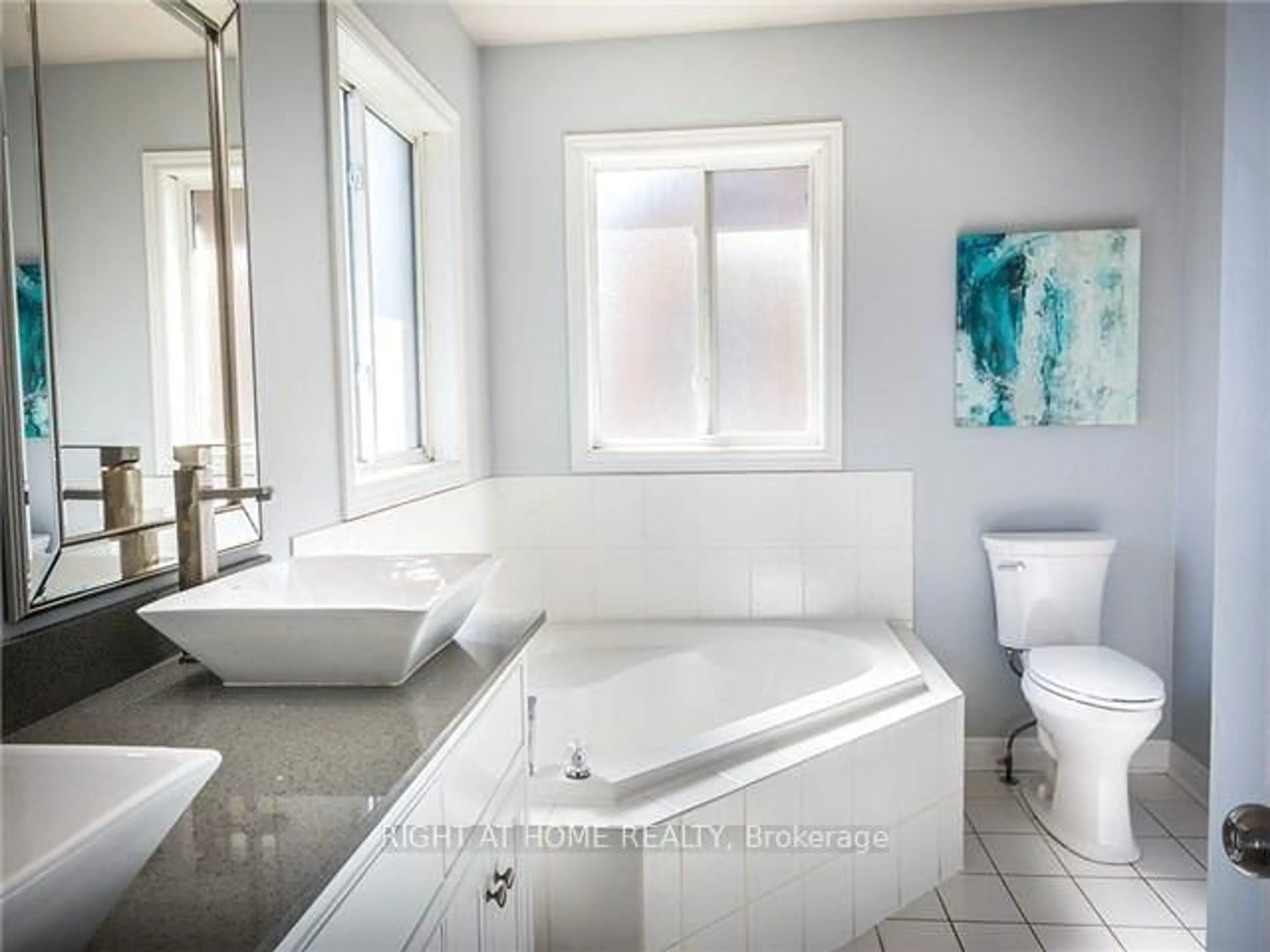 Contemporary bathroom, ceramic/tile floor for 1469 Derby County Cres, Oakville Ontario L6M 4N9