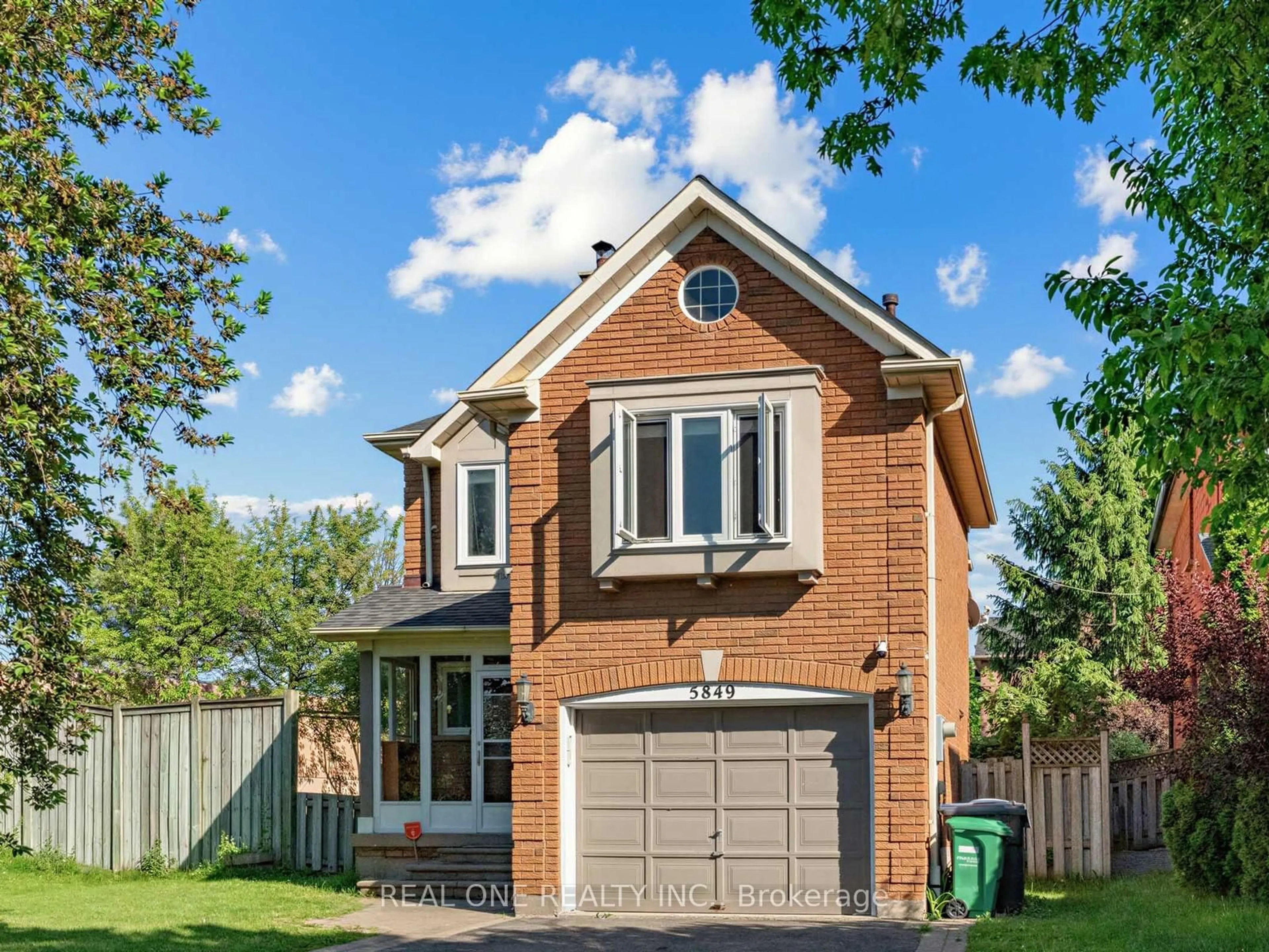 Home with brick exterior material, street for 5849 Chorley Pl, Mississauga Ontario L5M 5L7