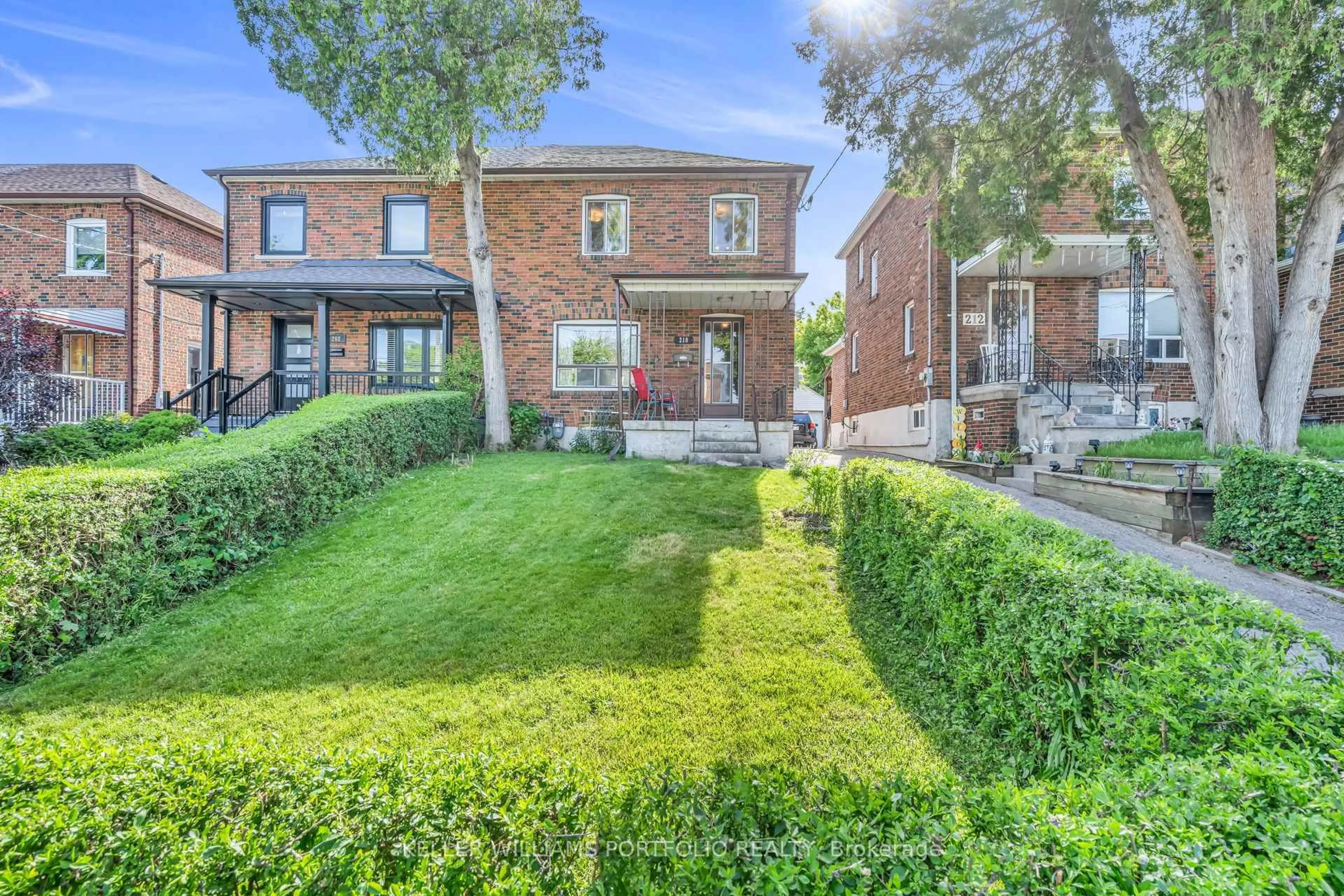 Home with brick exterior material, street for 210 Bicknell Ave, Toronto Ontario M6M 4G9