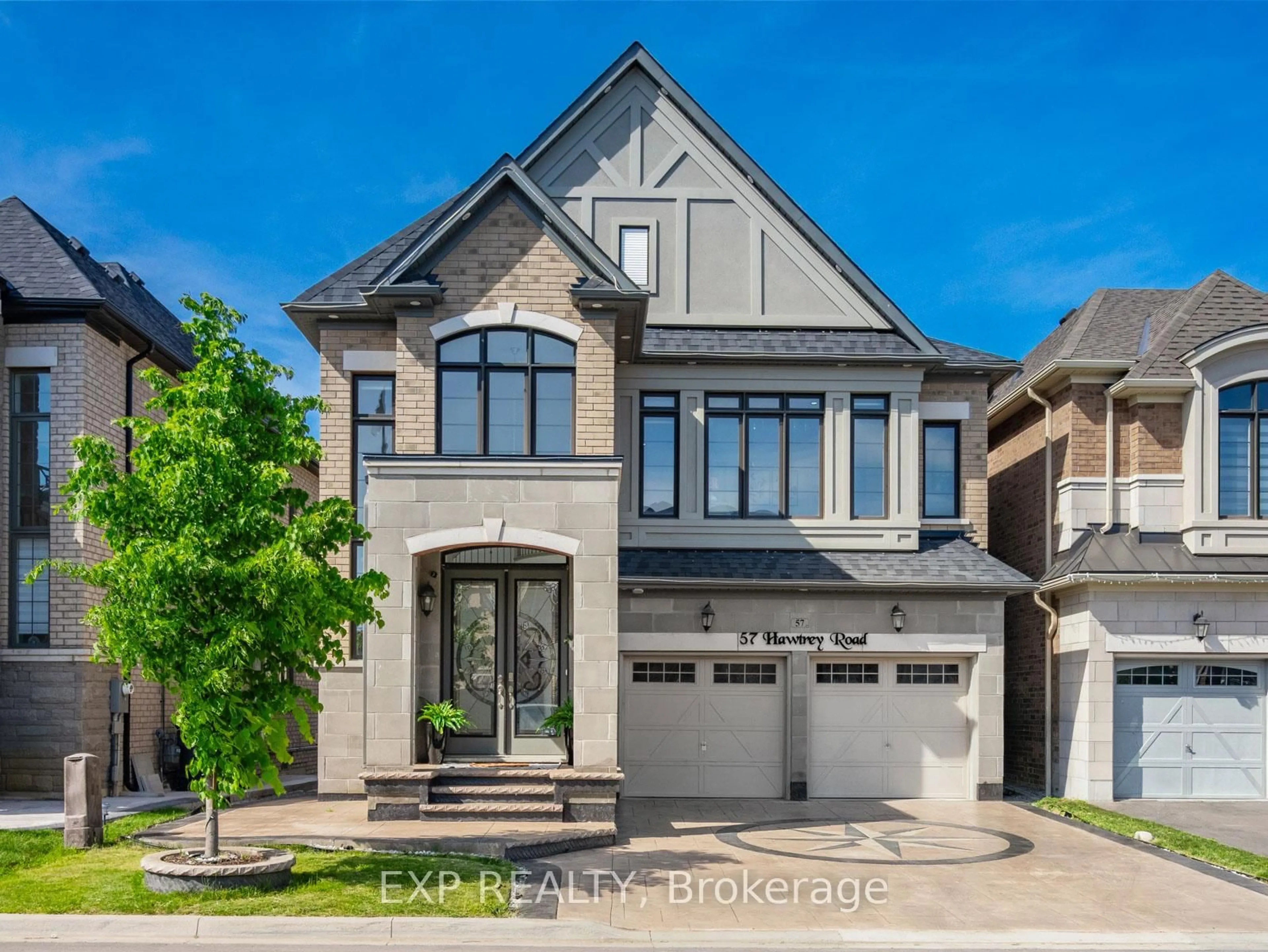Home with brick exterior material, street for 57 Hawtrey Rd, Brampton Ontario L7A 5B3