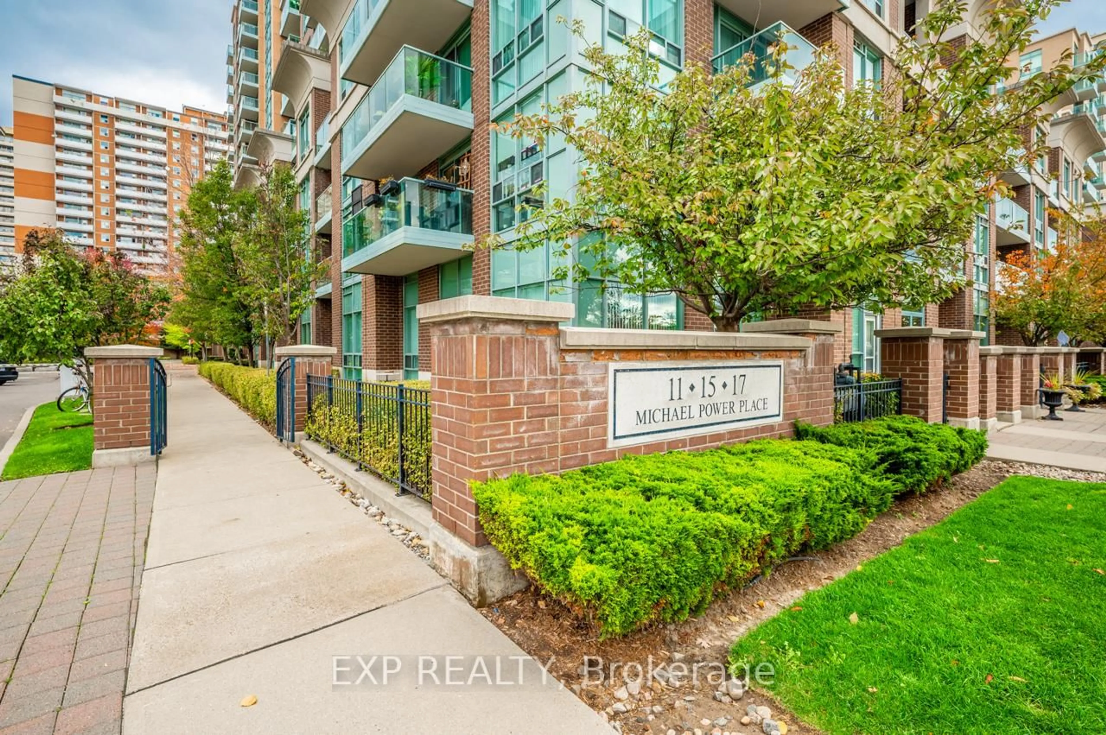 Indoor entryway for 15 Michael Power Pl #1403, Toronto Ontario M9A 5G4