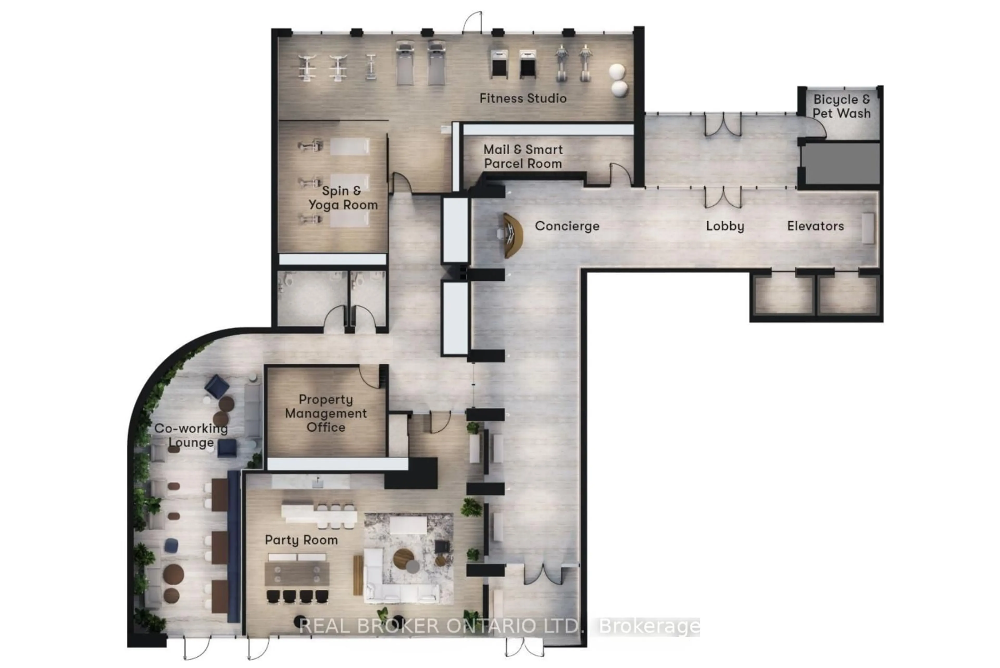 Floor plan for 251 Masonry Way #416, Mississauga Ontario L5H 0B3