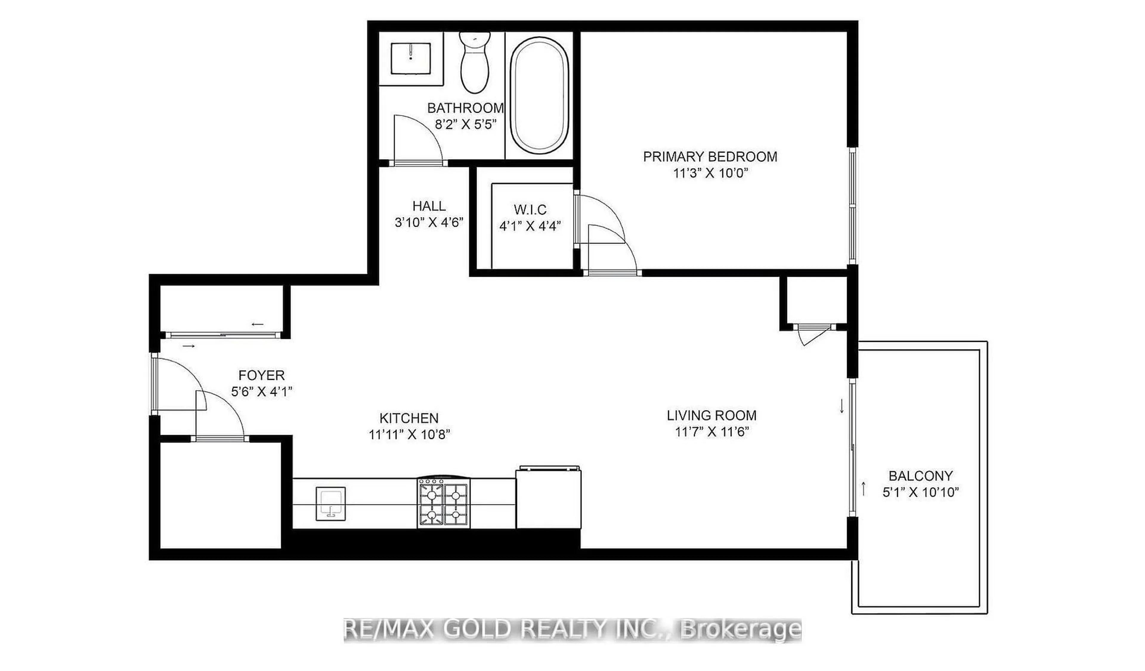 Floor plan for 345 Wheat Boom Dr #1209, Oakville Ontario L6H 7X4