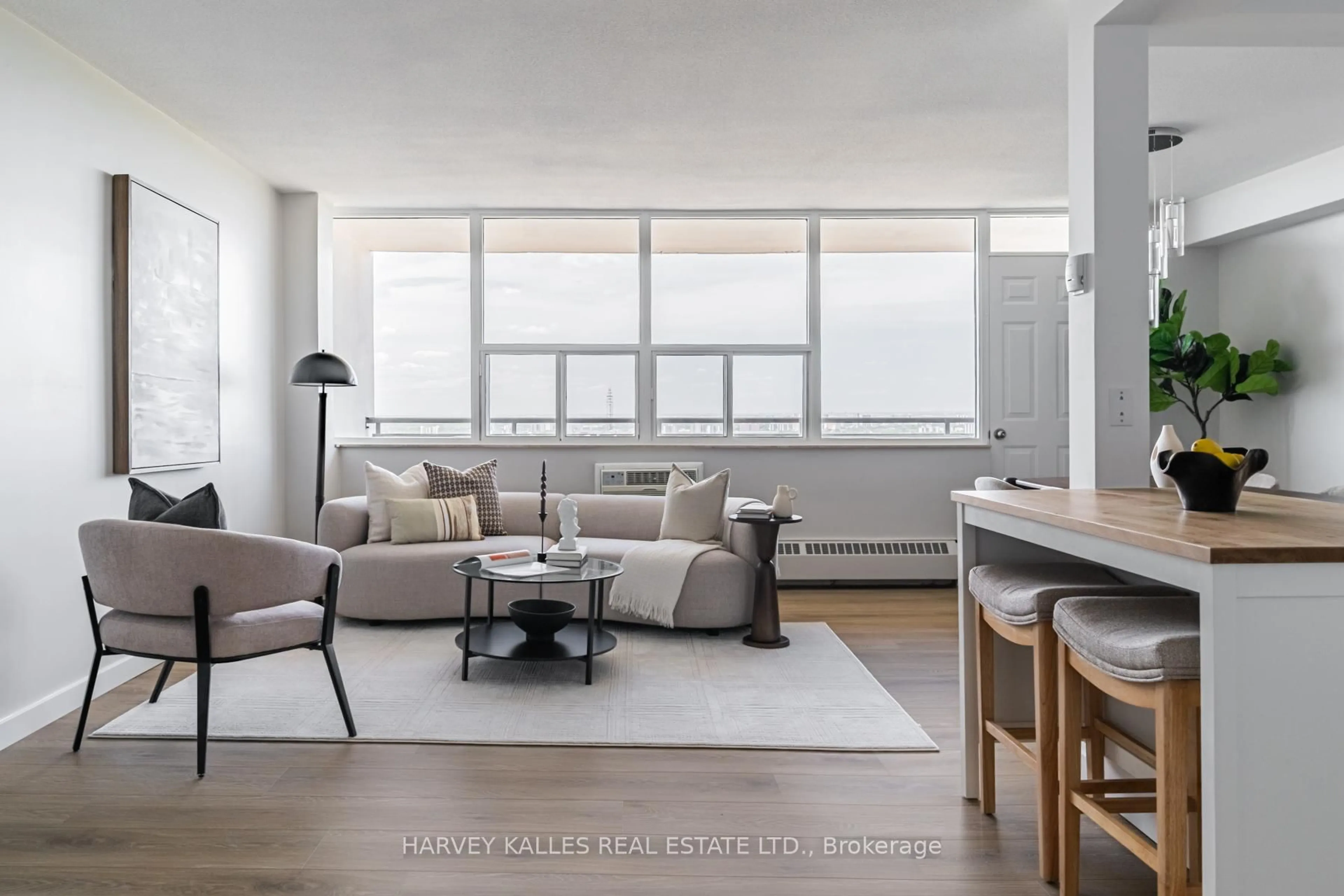 Living room with furniture, unknown for 155 Marlee Ave #2204, Toronto Ontario M6B 4B5