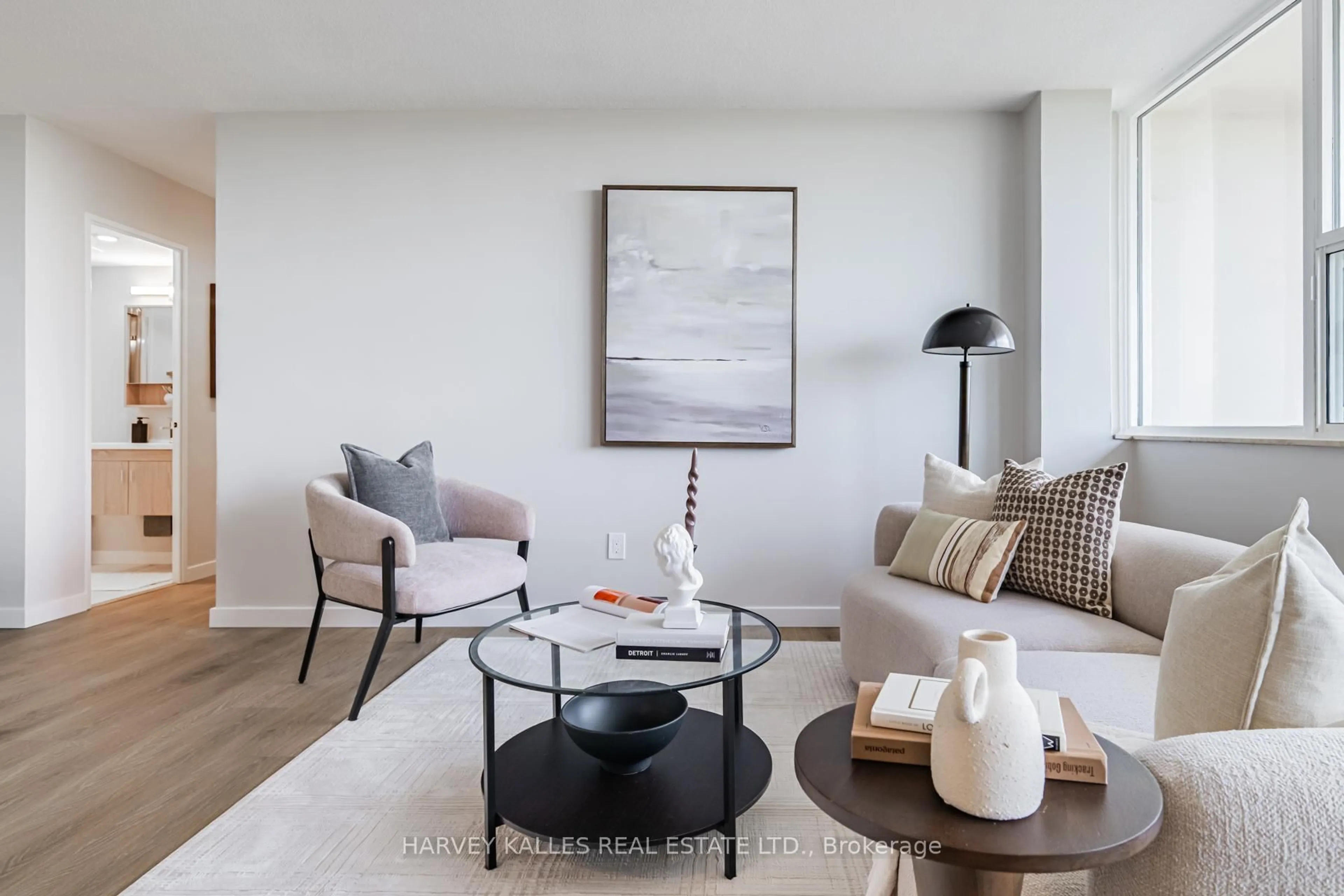 Living room with furniture, unknown for 155 Marlee Ave #2204, Toronto Ontario M6B 4B5